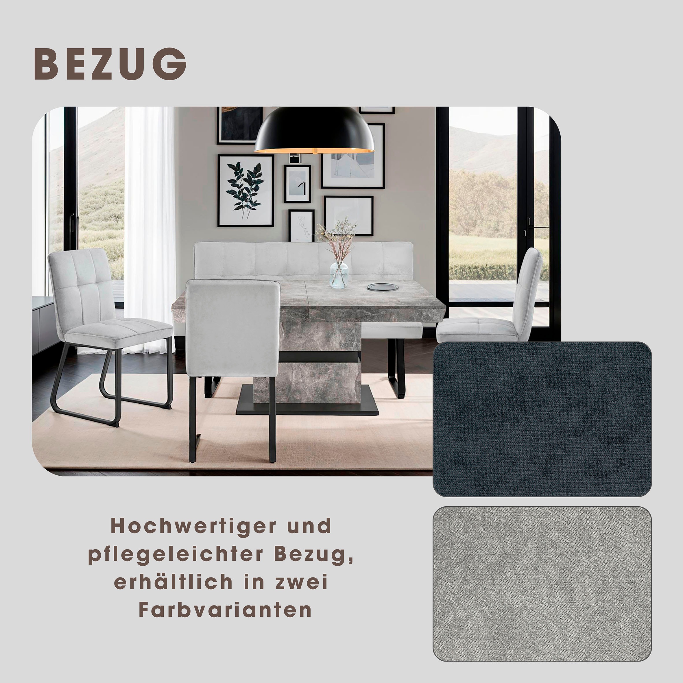 Thumbnail - byLIVING Polsterbank "Talea" Breite 140 oder 160 cm, in verschiedenen Farben erhältlich