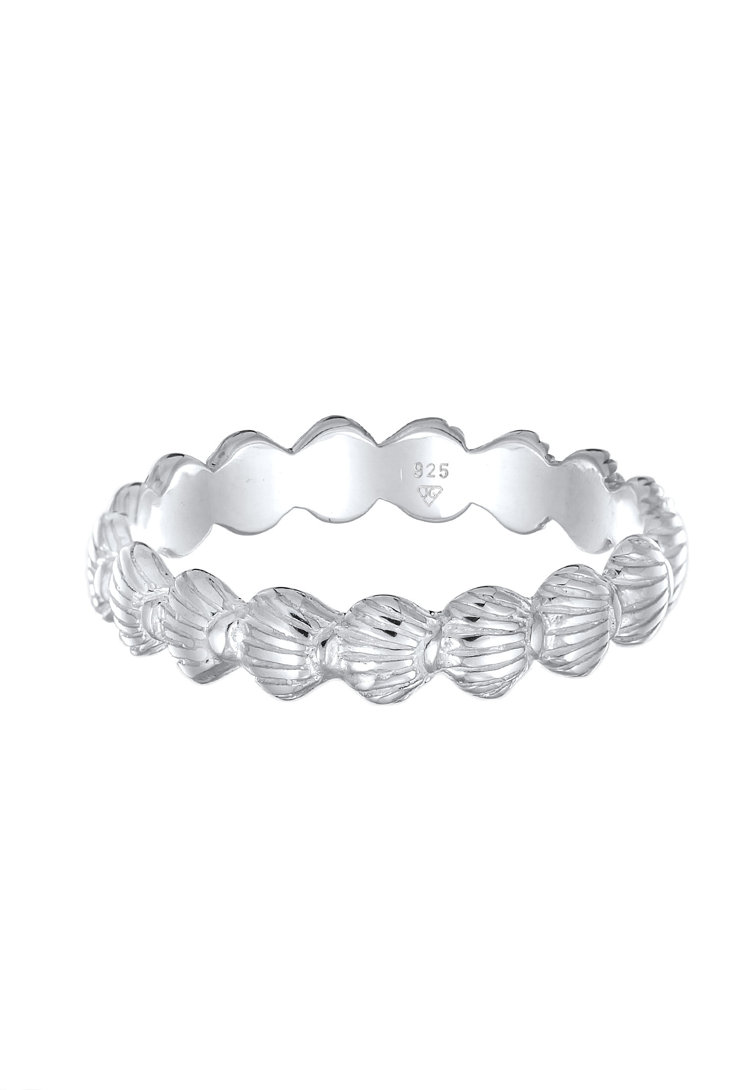 Elli Fingerring »Bandring Muscheln Maritim Beach Look 925 Silber«