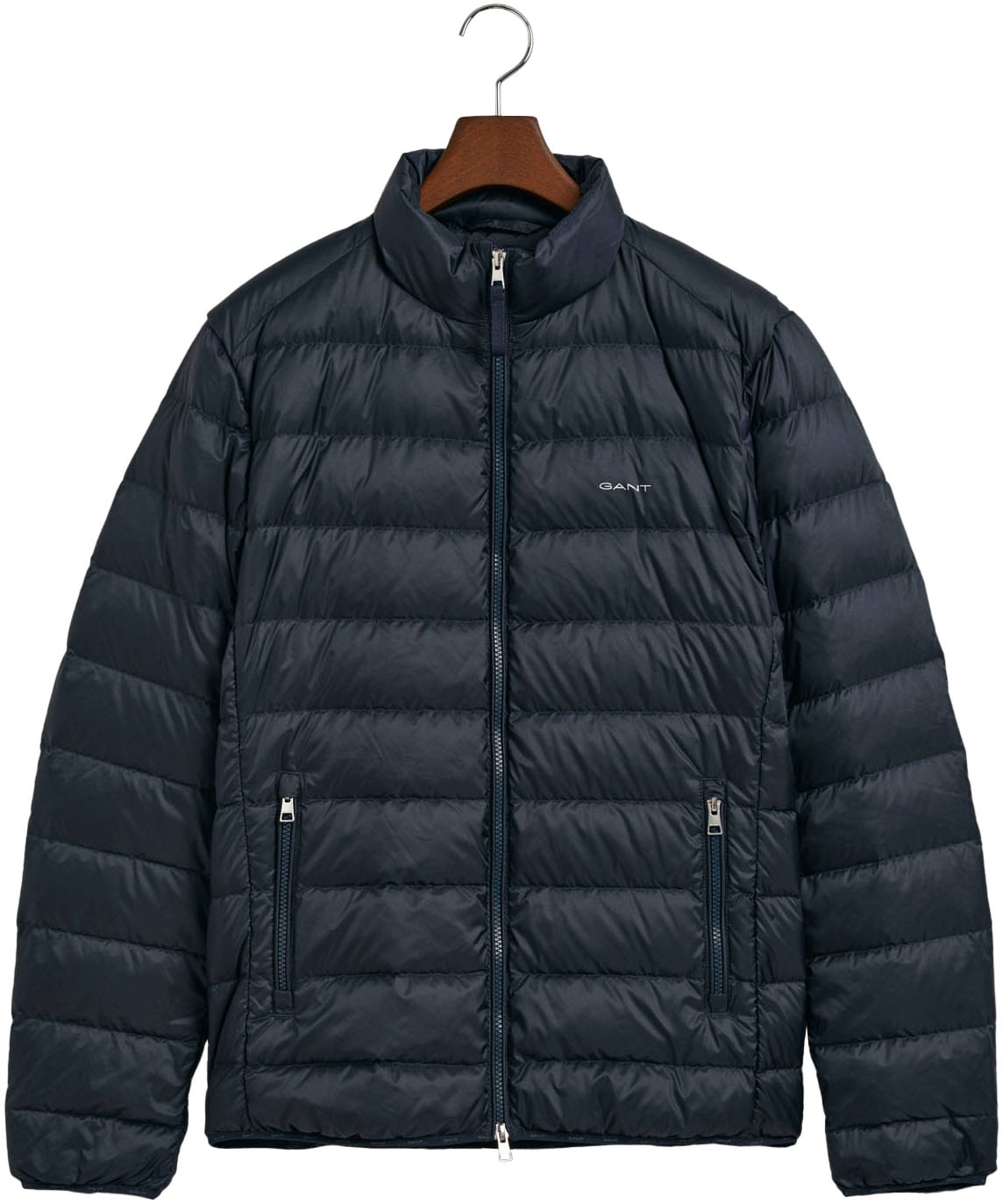 Gant Daunenjacke »Light Down Jacket Daunen leicht pflegeleicht«, sehr leichte Daunen Steppjacke, Premium Qualität, klasissches Design