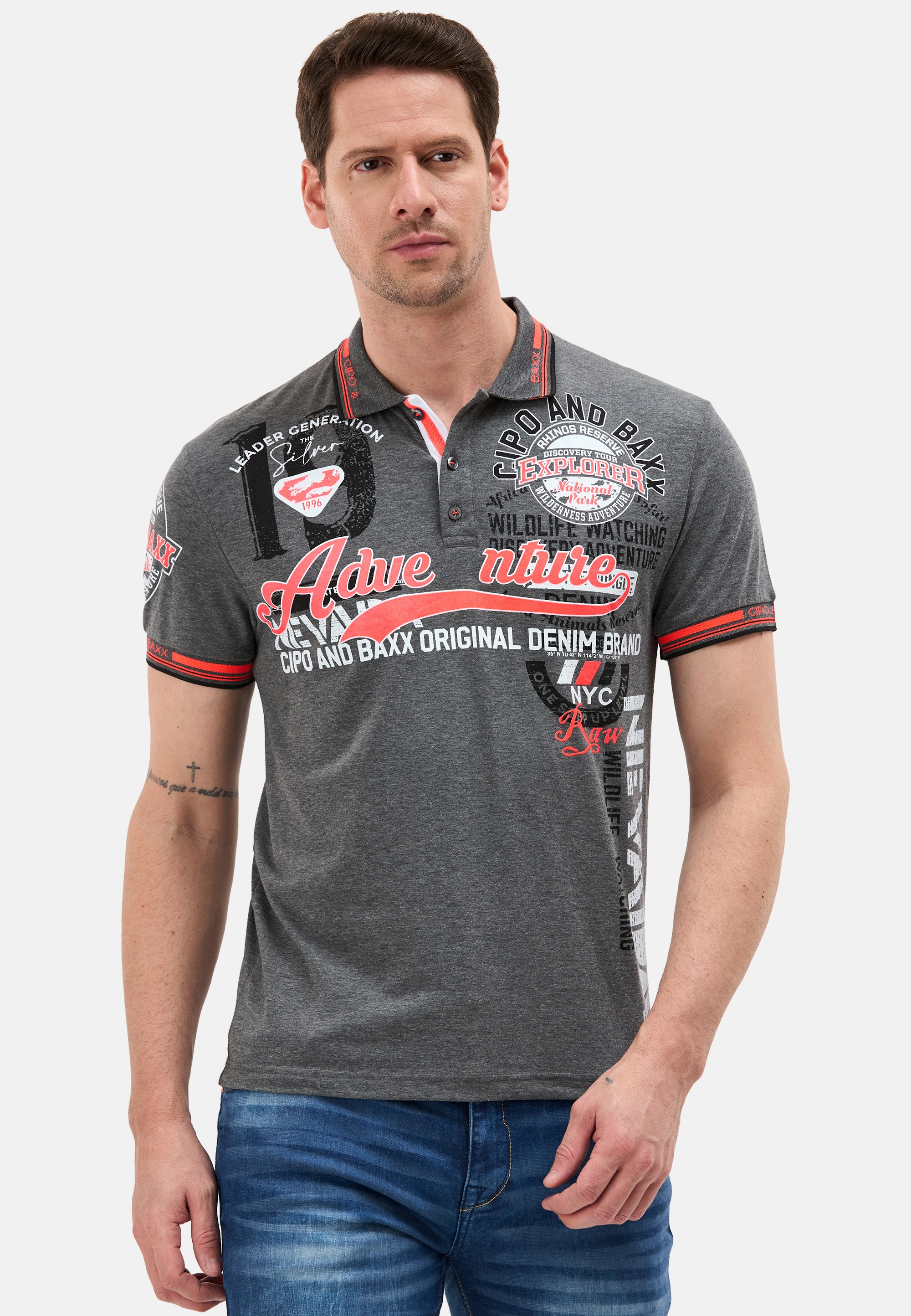 Cipo & Baxx Poloshirt günstig online kaufen