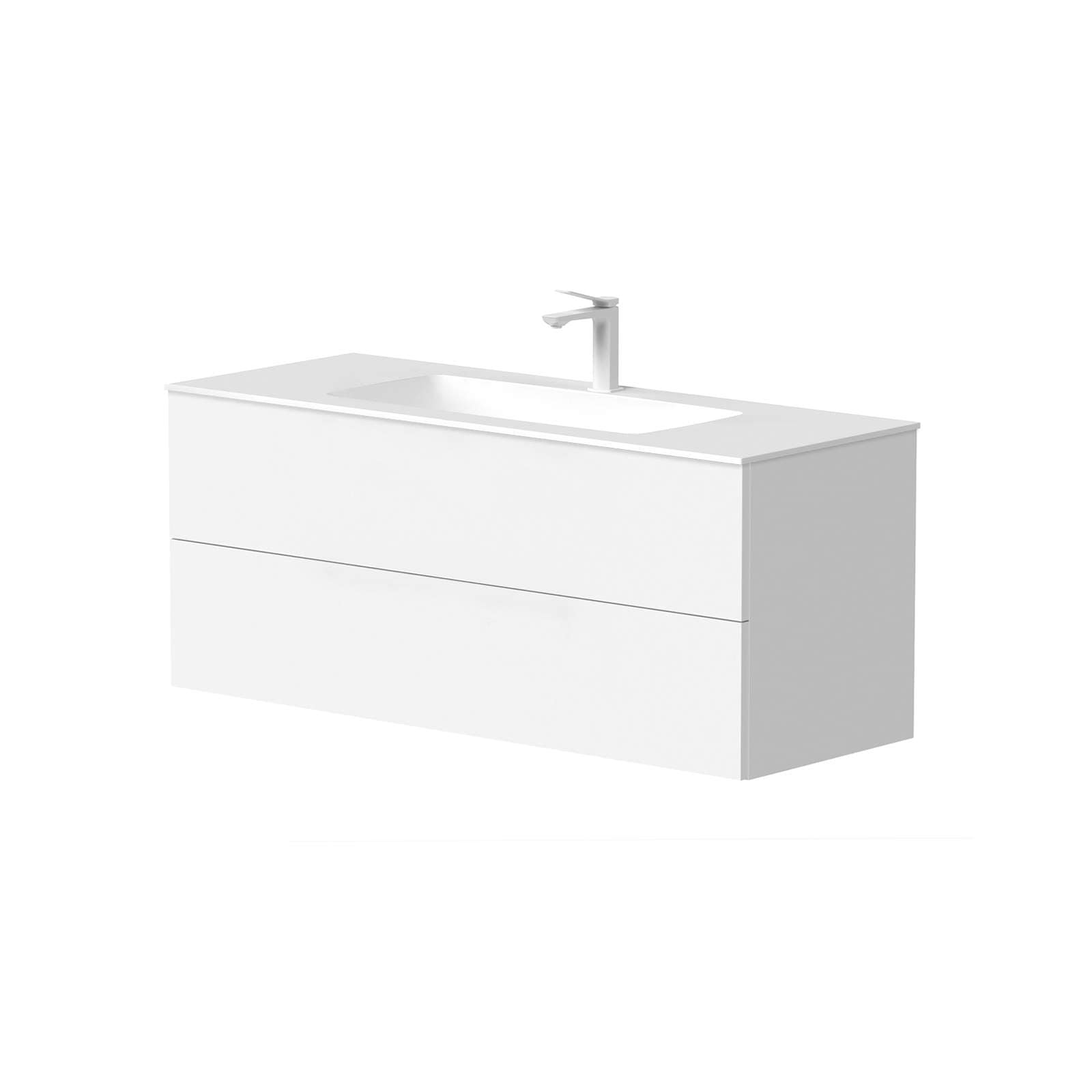 welltime Waschtisch "Gama" inklusive Waschbecken, mit Push-to-Open-Funktion, FSC zertifiziert
