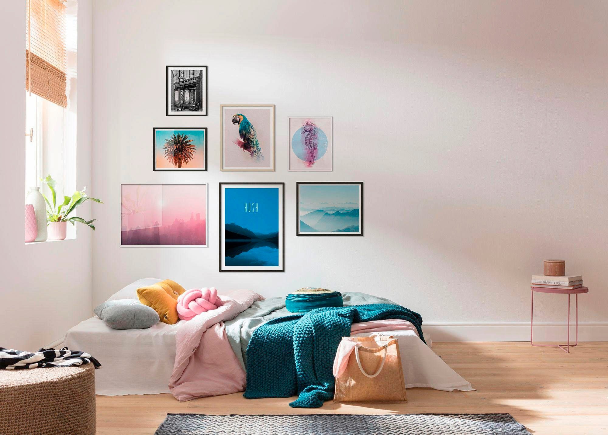 Komar Bild »Palm Tree«, Pflanzen-Blätter, (1 St.), Wandbild zur Dekoration - ohne Rahmen