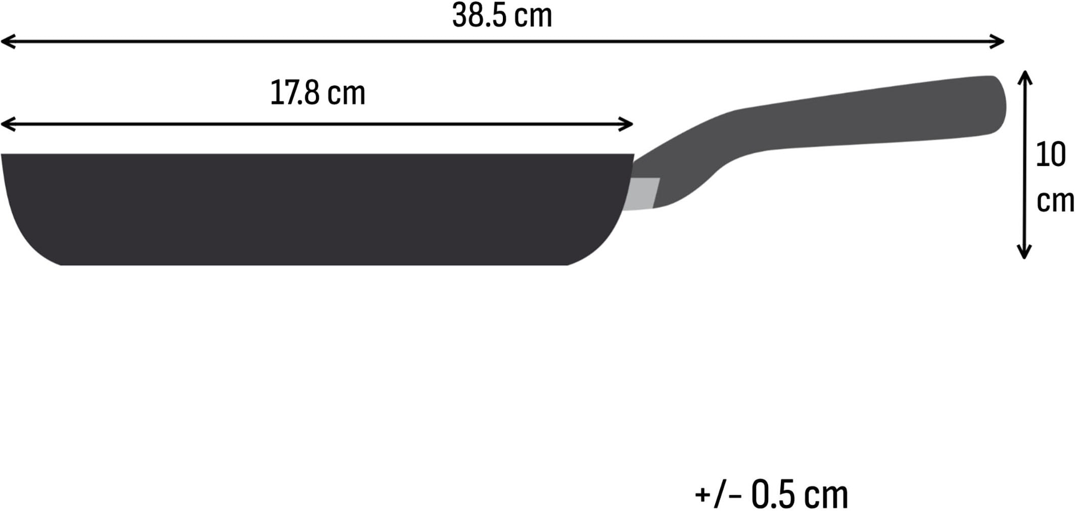 Tefal Bratpfanne »Emotion+« Edelstahl 1 tlg. Premium Edelstahl, Induktion, spülmaschinenfest, hochglanzpoliert