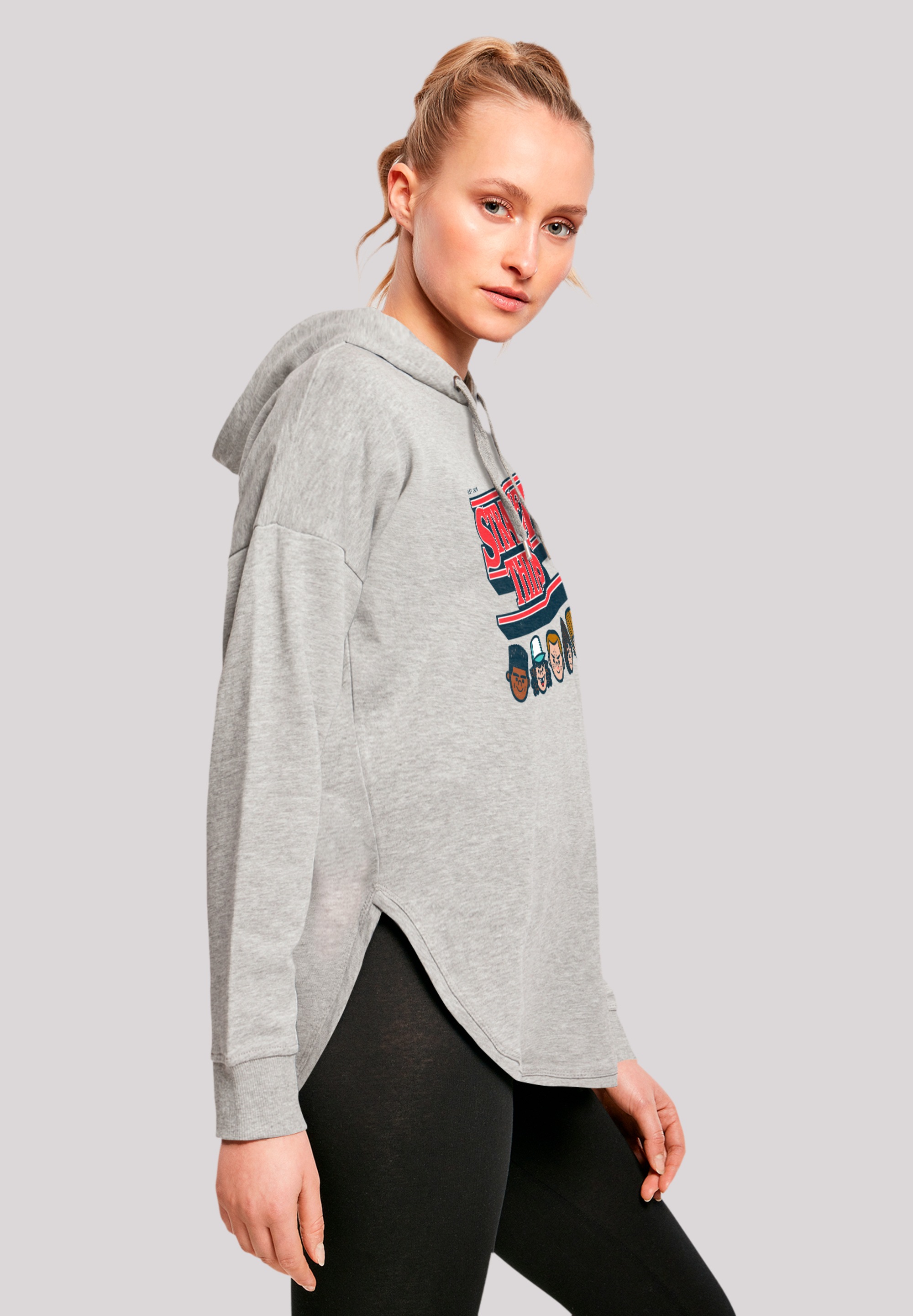 F4NT4STIC Kapuzenpullover »Stranger Things Caricature Logo Netflix TV Series«, Premium Qualität