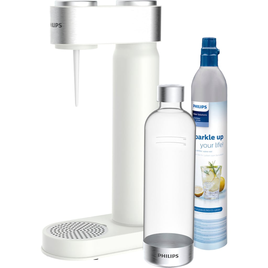 Philips Wassersprudler »Viva«, & CO2-Zylinder,1L Kunststoff-Flasche