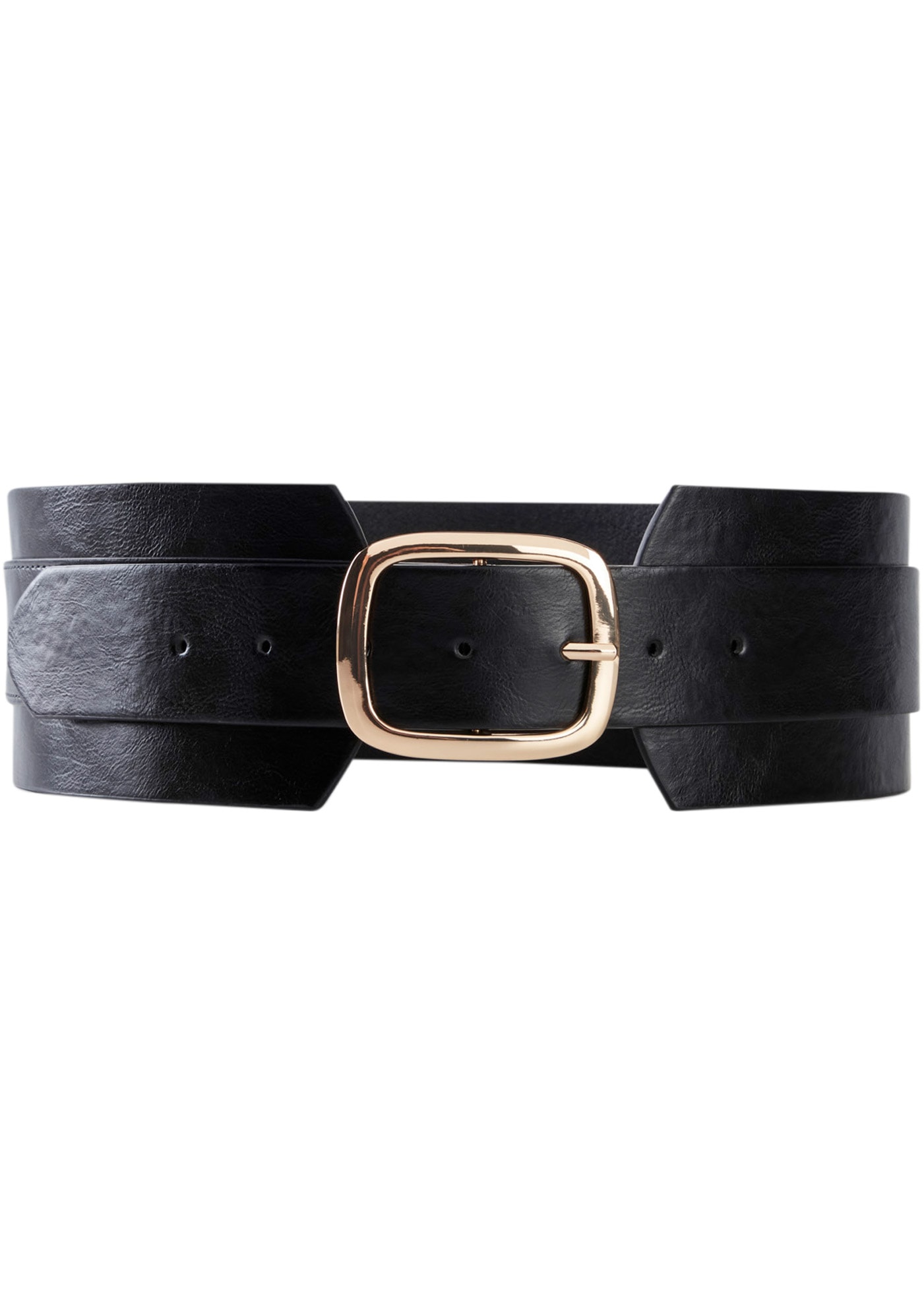 bonprix Taillengürtel "Taillengürtel" aus Polyurethan, breite Form, stylisc günstig online kaufen