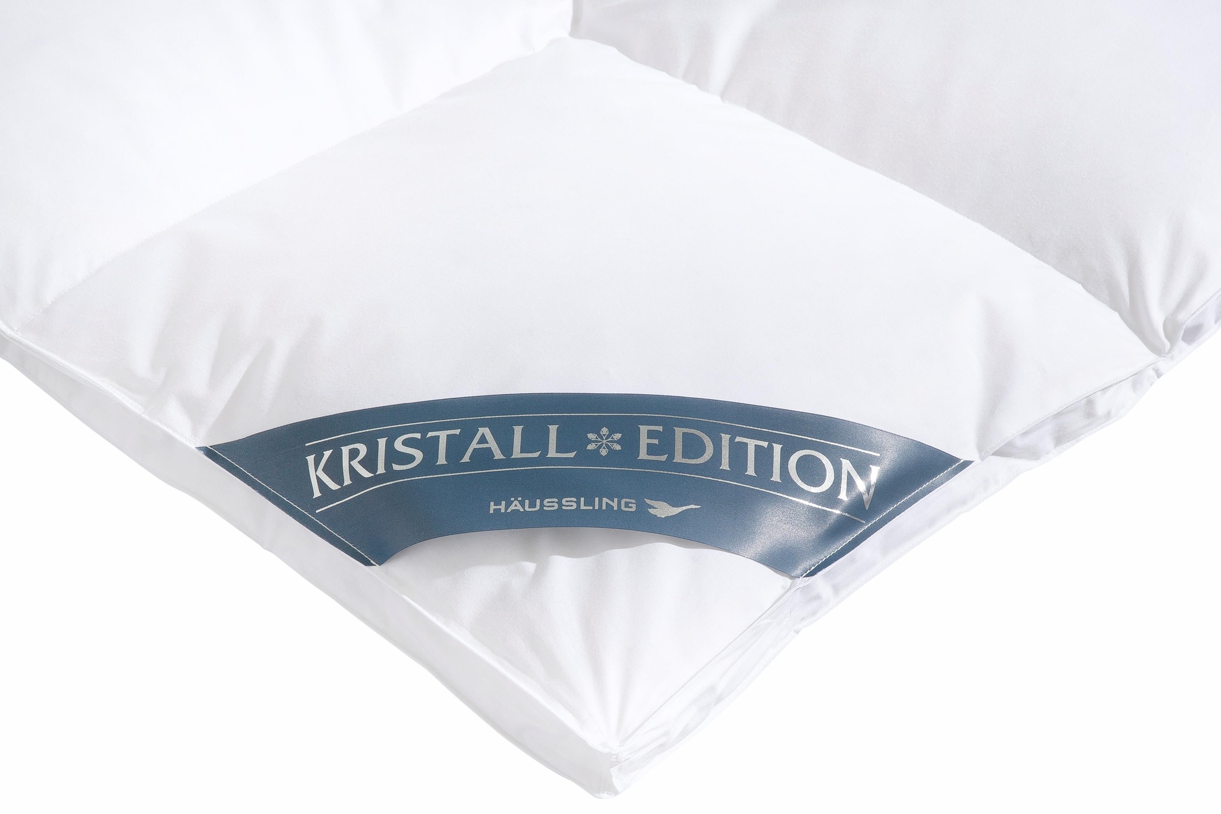 Thumbnail - Haeussling Daunenbettdecke + Kopfkissen "Kristall Edition" Spar-Set in verschiedenen Wärmeklasssen