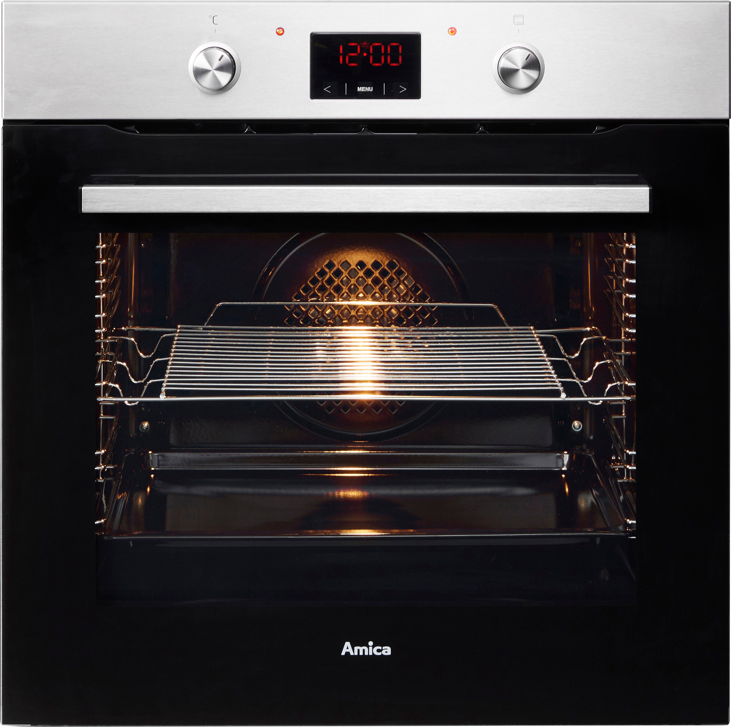 Amica Einbaubackofen »EBX 943 625 E«, EBX 943 625 E, mit Teleskopauszug nachrüstbar, Simple Steam