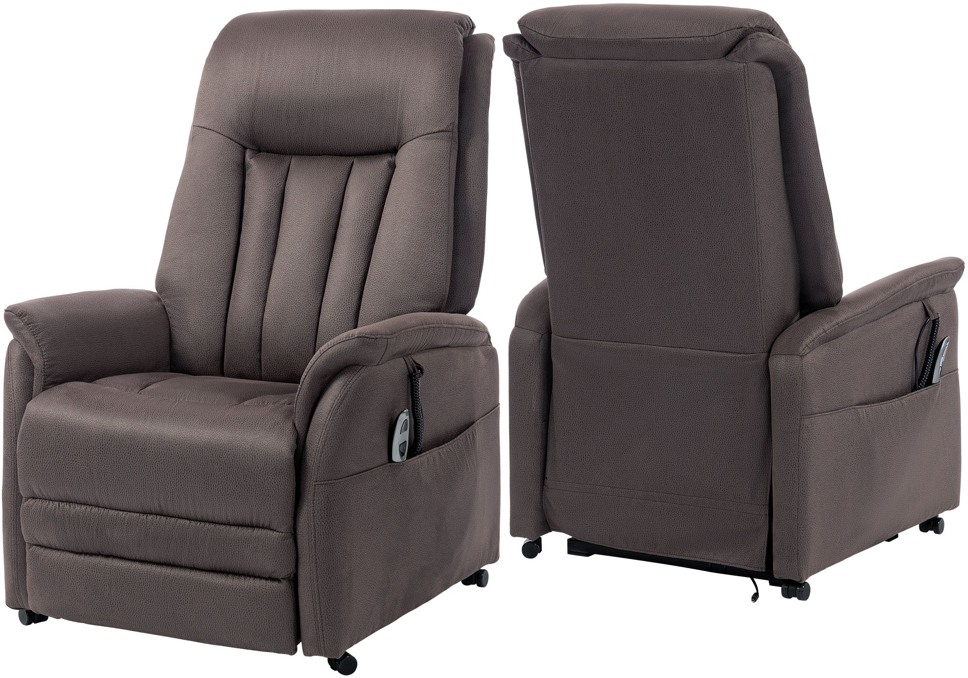 Duo Collection TV-Sessel »Siena mit elektrischer Aufstehhilfe« Relaxfunktion und Taschenfederkern mit Stahlwellenunterfederung