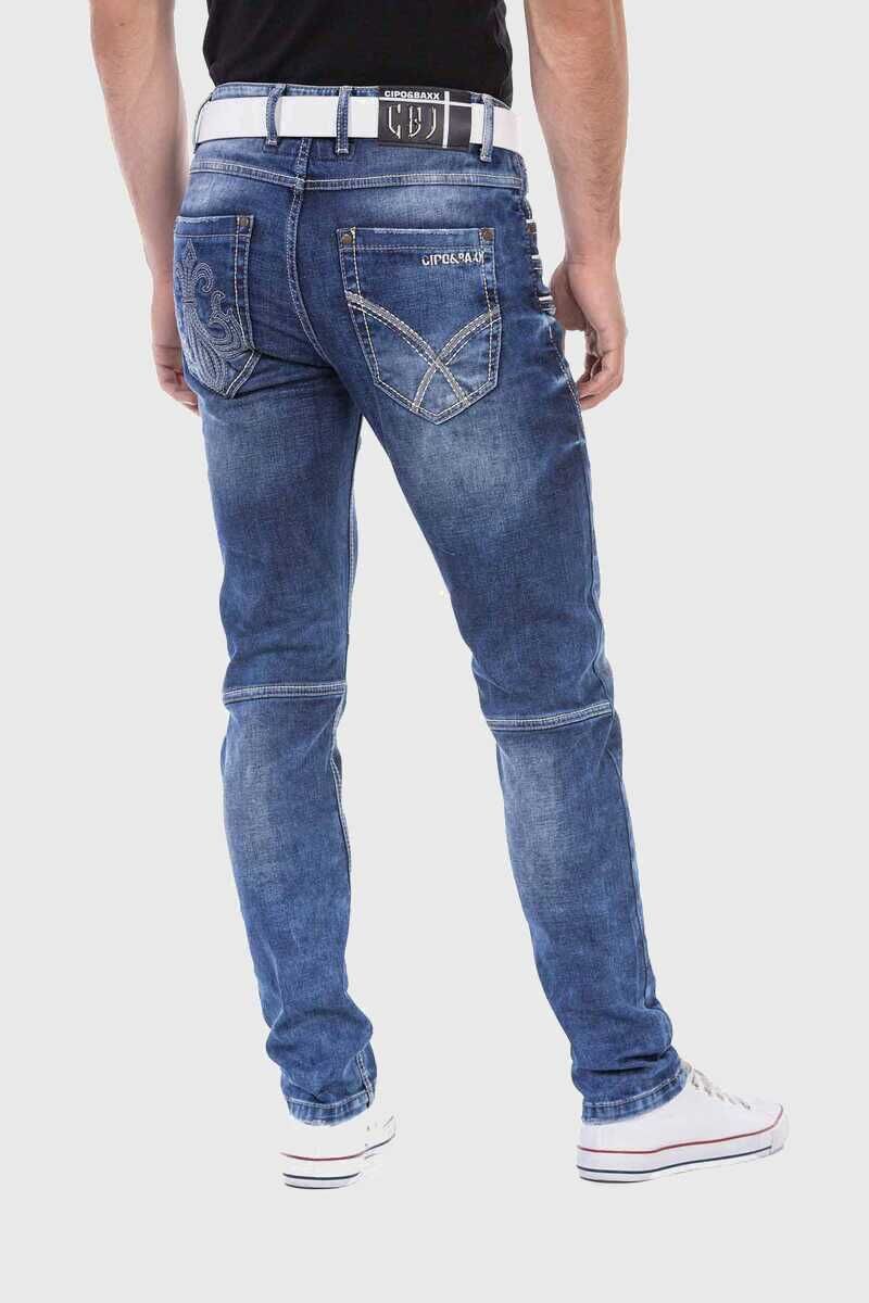 Thumbnail - Cipo & Baxx Straight-Jeans "Jeans", im trendigen Design