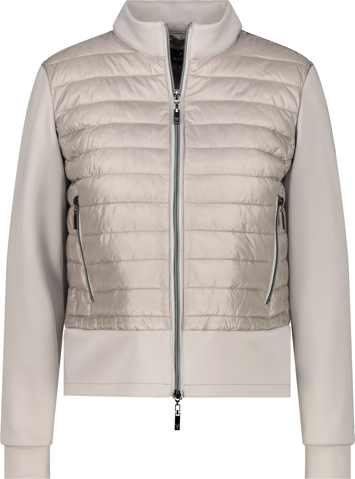 Monari Steppjacke »Jacke Stepp + Neopren«, ohne Kapuze, Mit Rundhalsausschnitt