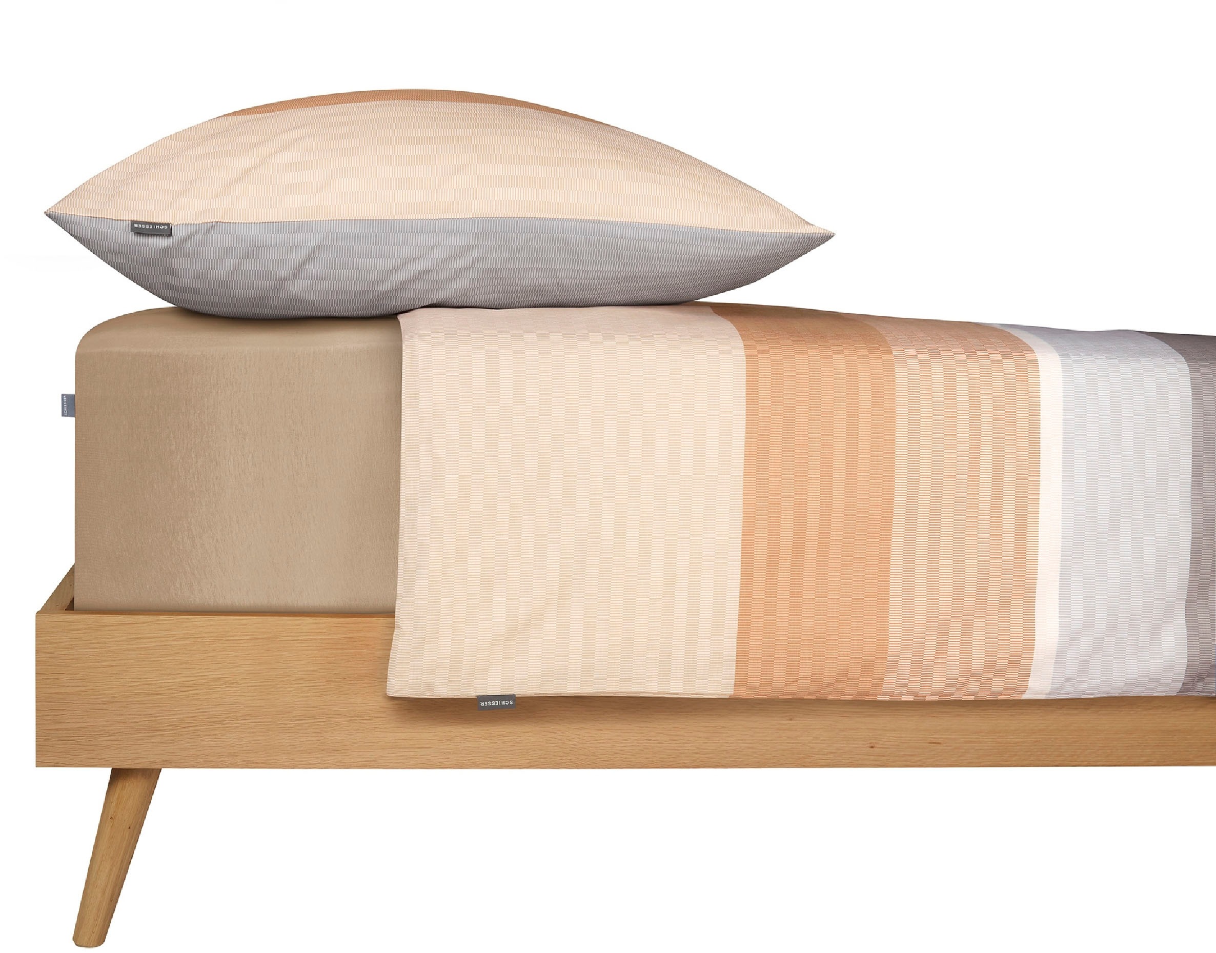 Schiesser Bettwäsche "Endy Stripes aus weicher Baumwolle mit großen und kle günstig online kaufen