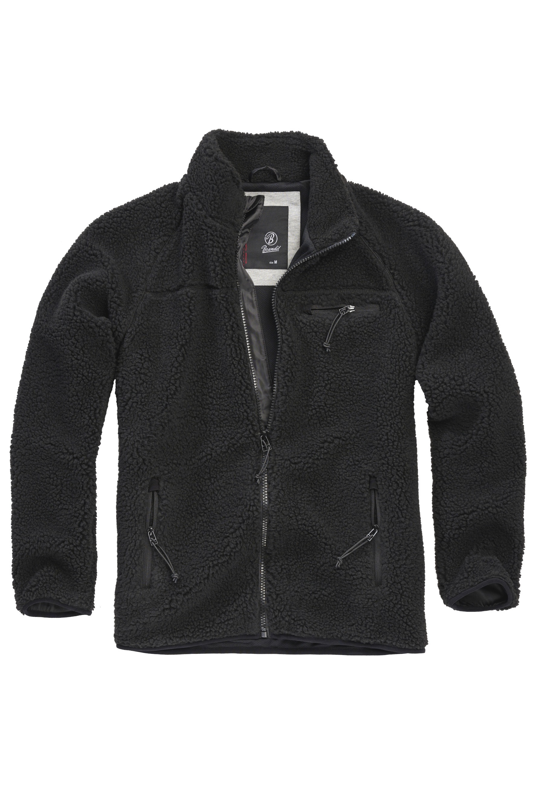 Brandit Veste Teddy Black M Homme