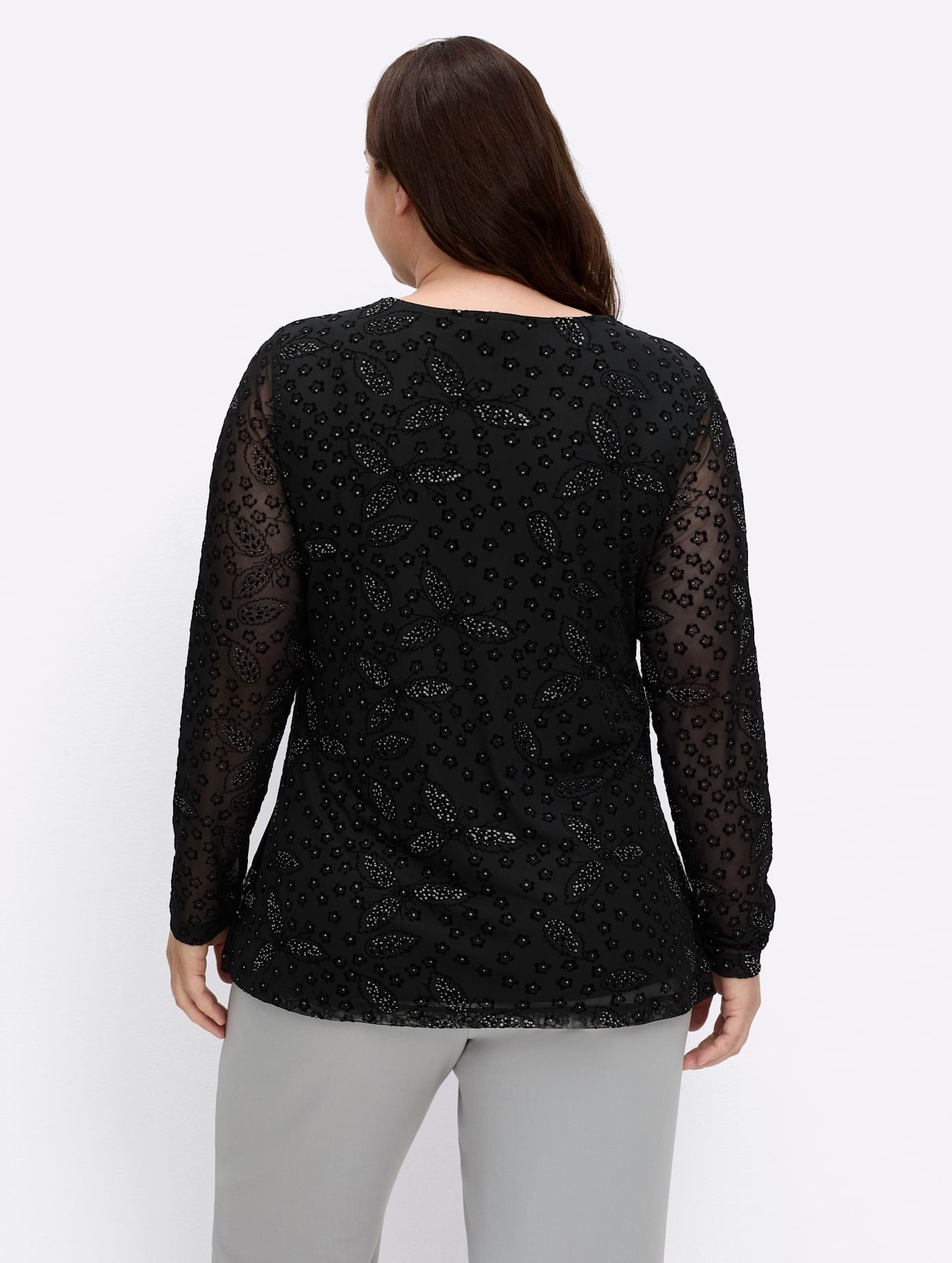 sheego by Joe Browns Langarmshirt "Shirt" 1 Stk. günstig online kaufen