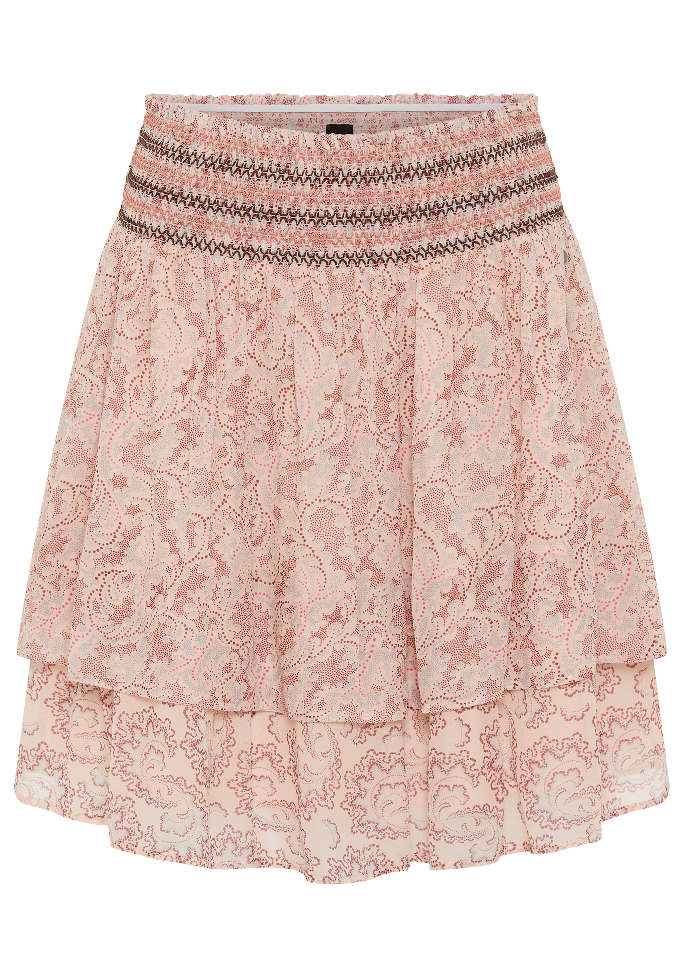 BOSS ORANGE Stufenrock "Vesiana Premium Damenmode" in Mini-Länge, Viskose günstig online kaufen