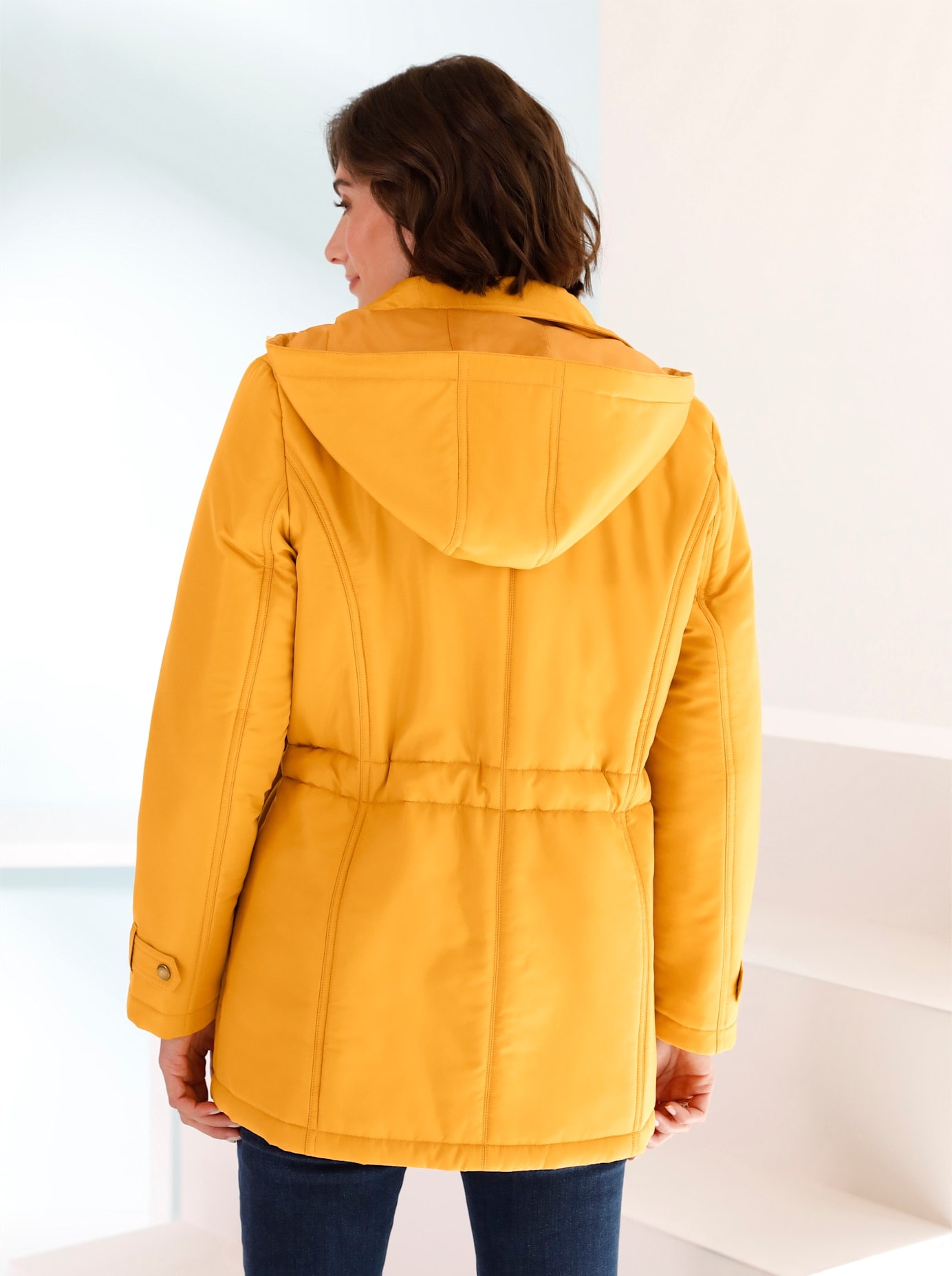 Classic Basics Steppjacke, mit Kapuze