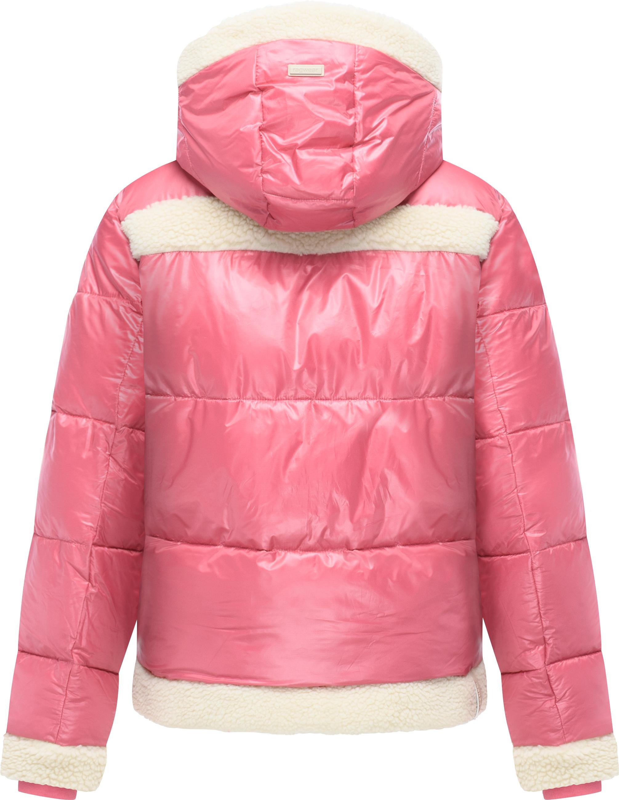 Ragwear Winterjacke »Editah Shiny YOUMODO« mit Kapuze Jacke mit Plüsch-Details und glänzender Optik