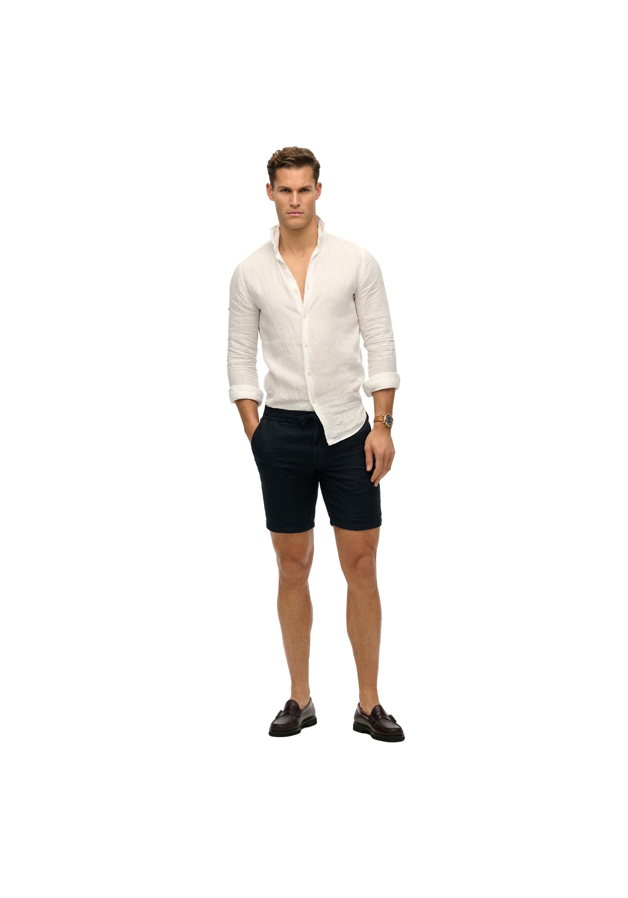 Superdry Shorts »Bermuda-Shorts Merchant Linen Short«