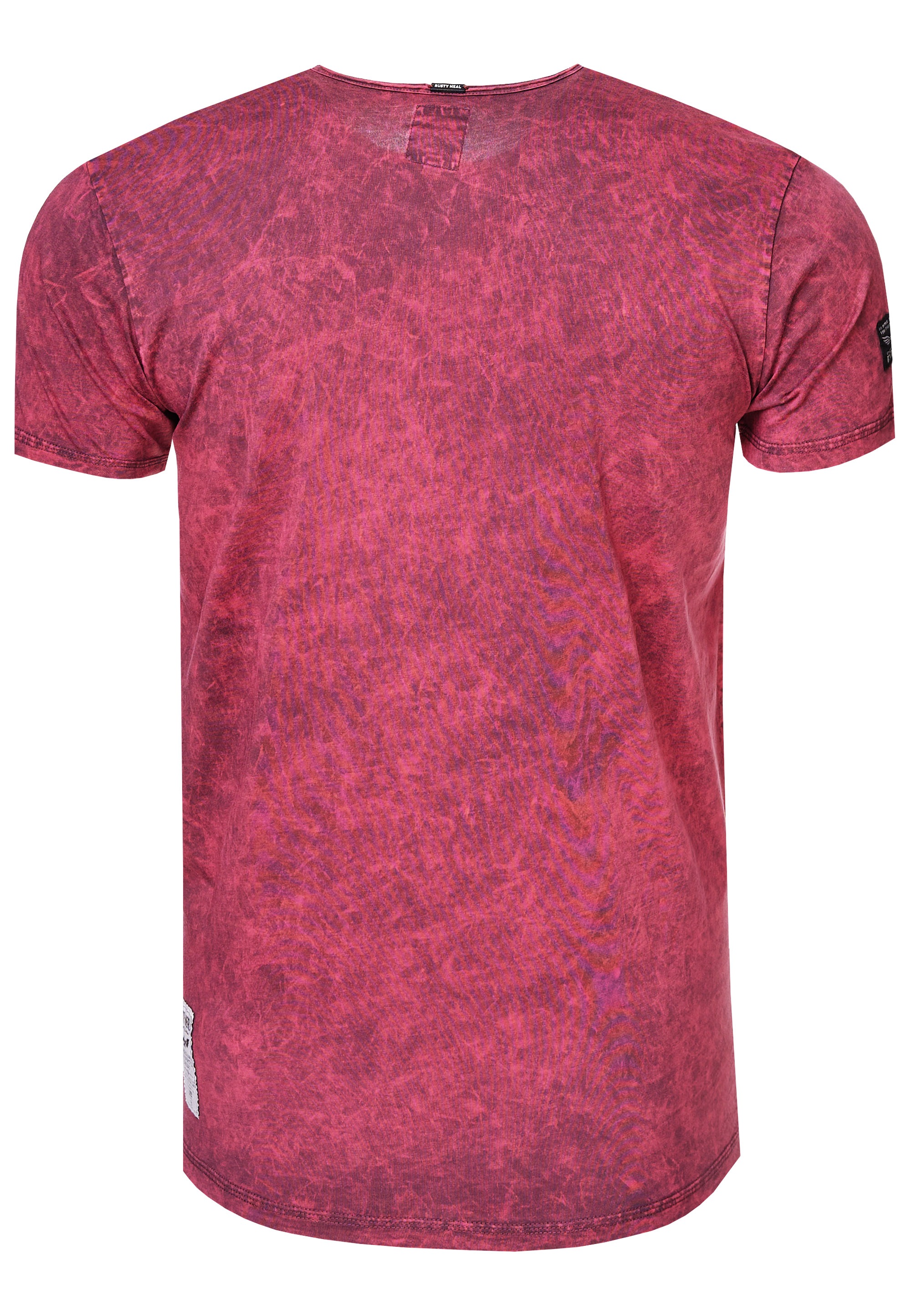 Rusty Neal T-Shirt, mit toller Musterung und Brusttasche