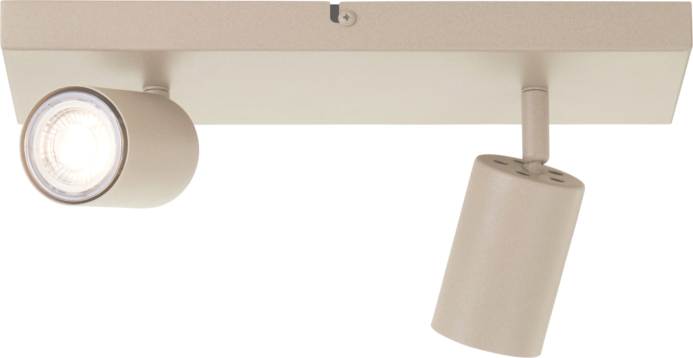 Brilliant Deckenstrahler »Jello« GU10 1 Stk. Warmweiß GU10 LED inkl., 350 lm, 3000 K, schwenkbar, Metall, champagnerfarben