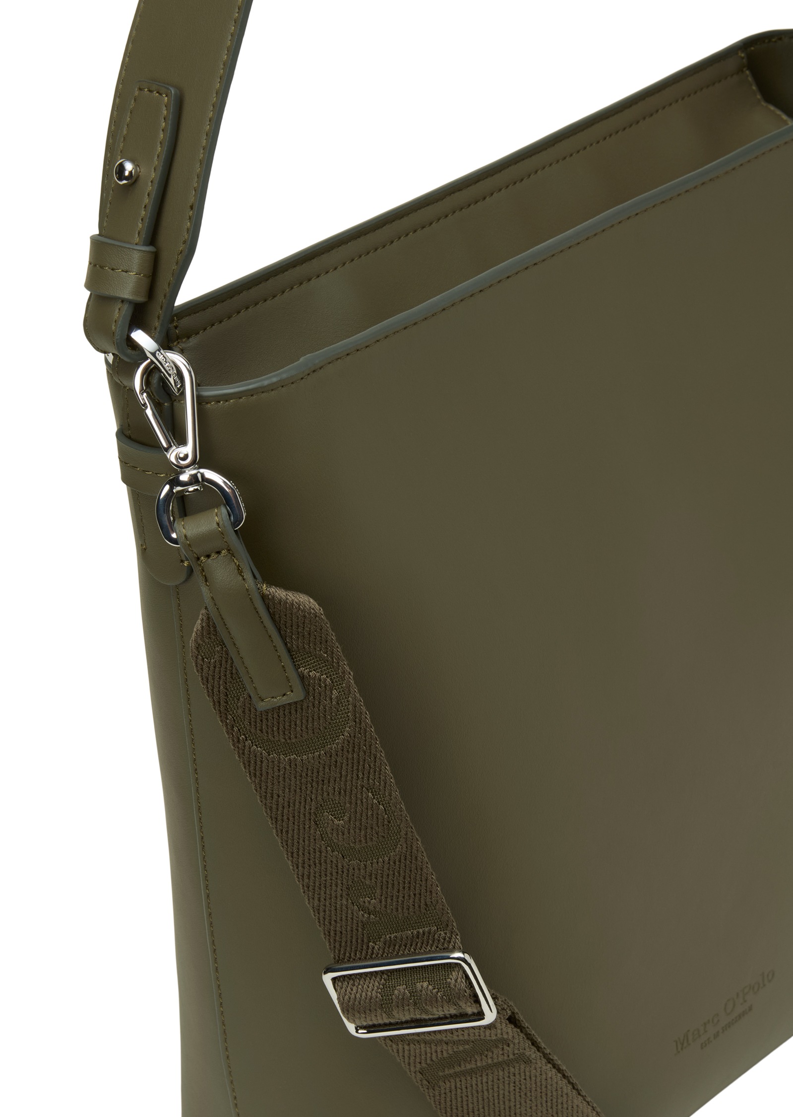 Marc O'Polo Accessories Hobo »VANJA«, Schultertasche, Damen-Handtasche mit langem Logo-Gurtband