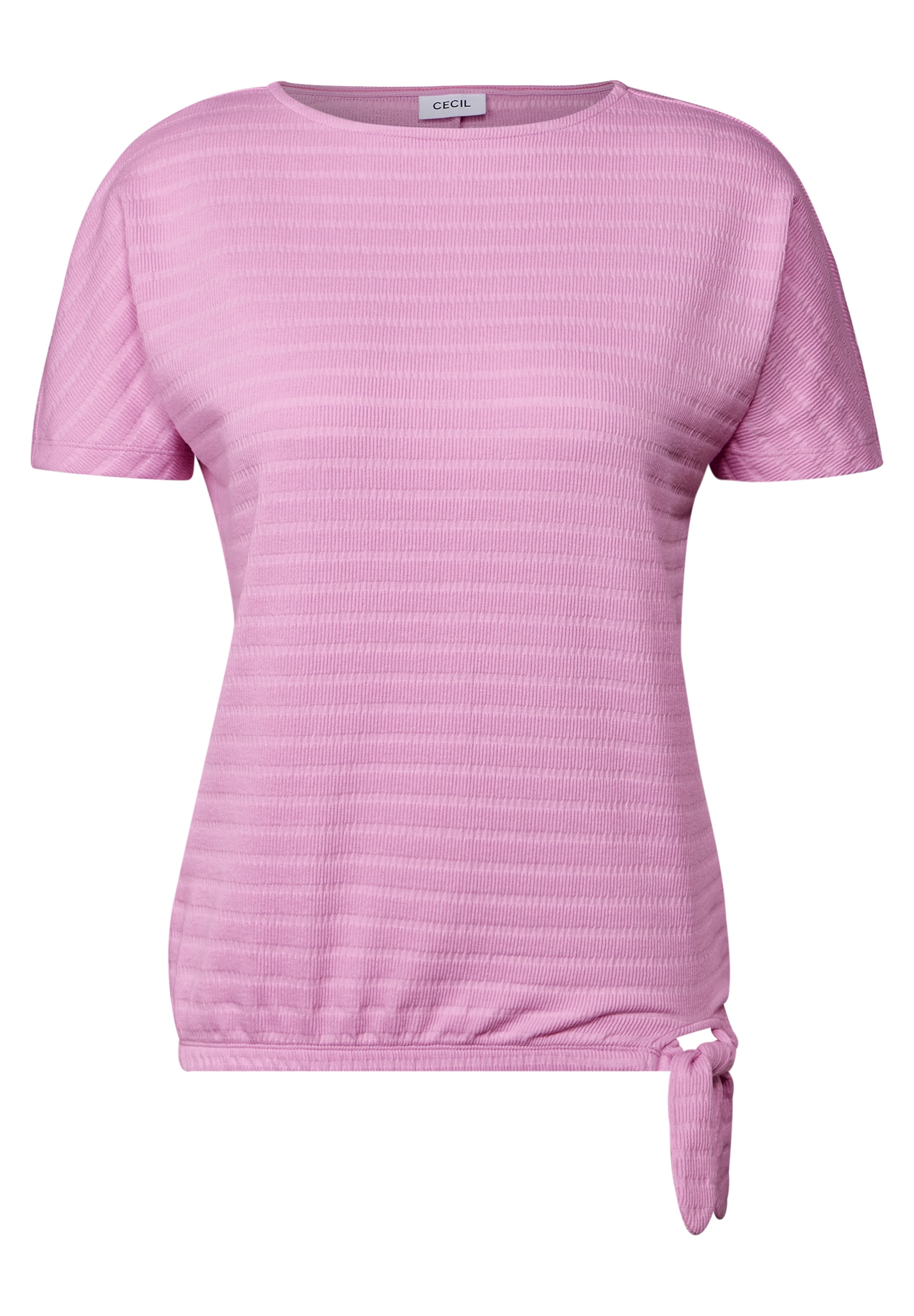 Cecil T-Shirt, mit Knoten am Saum