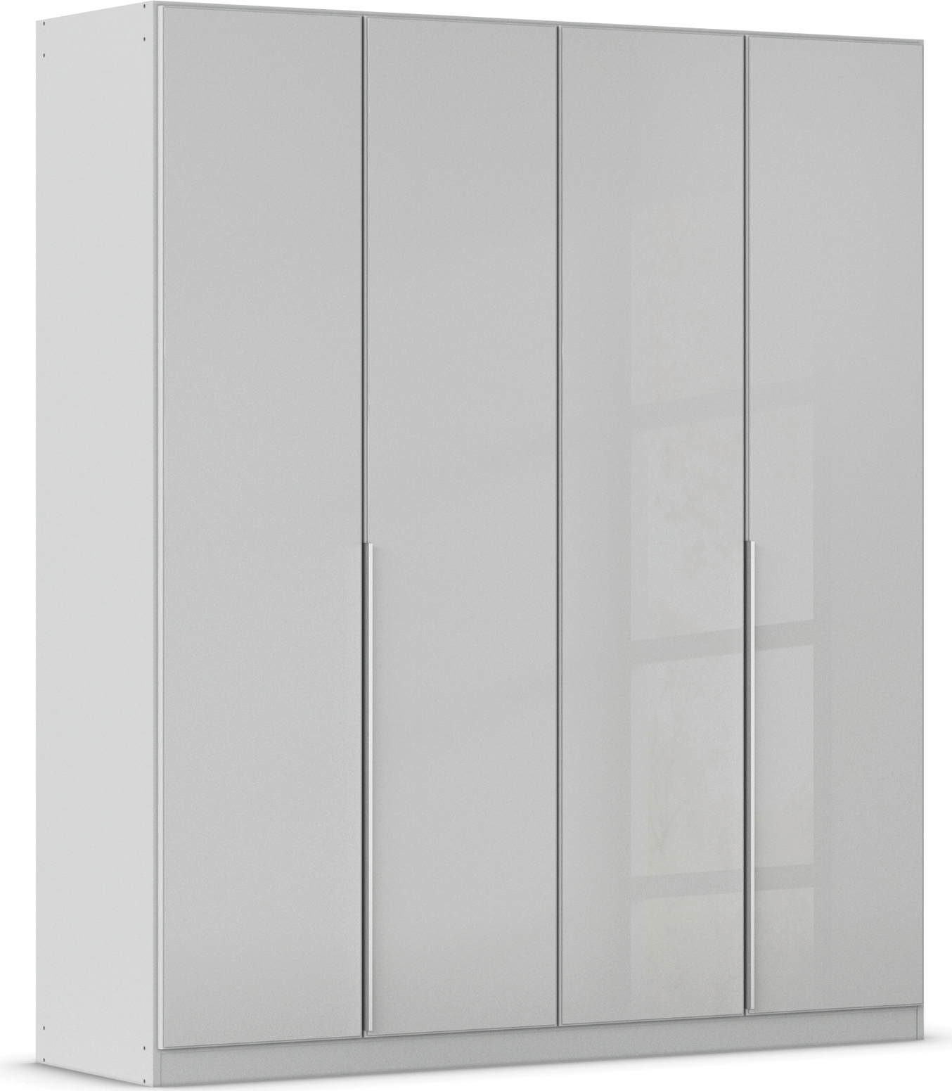 OTTO home Drehtürenschrank "Kleiderschrank Kleiderschränke Schrank Garderobe AGORDO mit Glasfront" in zwei Griff-Farben, Breiten 91-405 cm, durchdachte Innenausstattung, in 8 Breiten und 2 Höhen MADE IN GERMANY