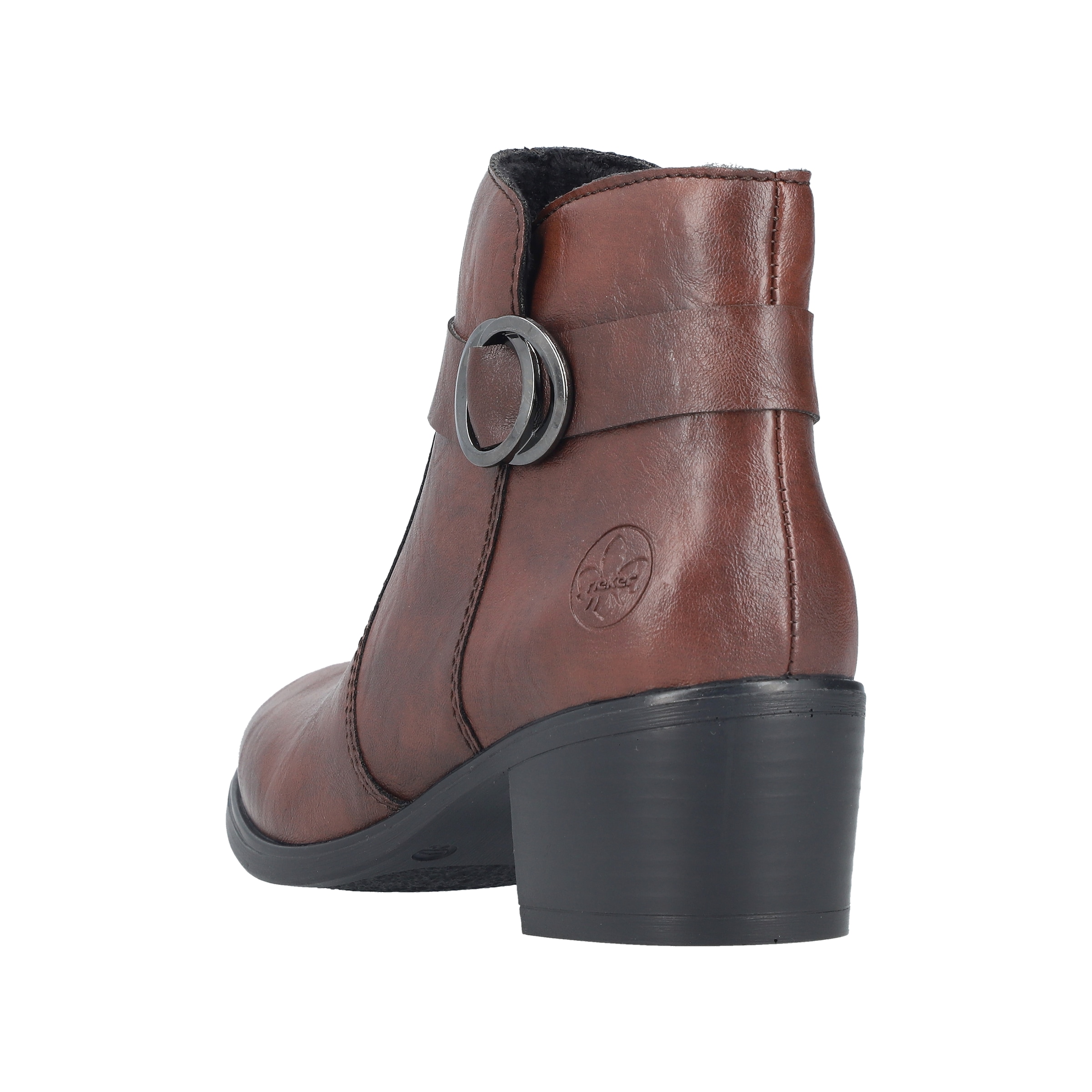 Rieker Stiefelette  Ankleboots, Blockabsatz, mit Innenreißverschluss