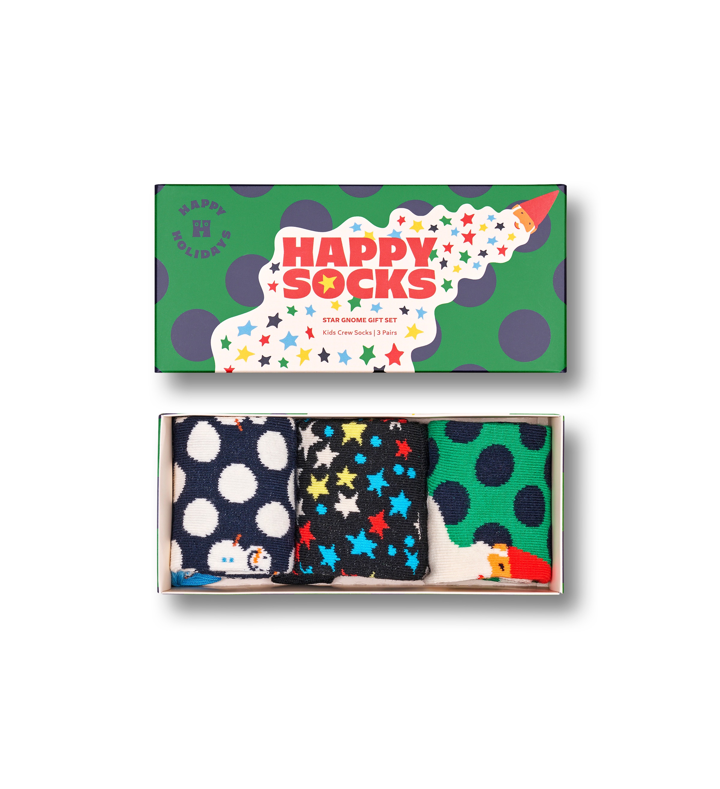 Happy Socks kojinės »Holiday Fun« (3er rinkinys) su weihnachtlichen Motiven