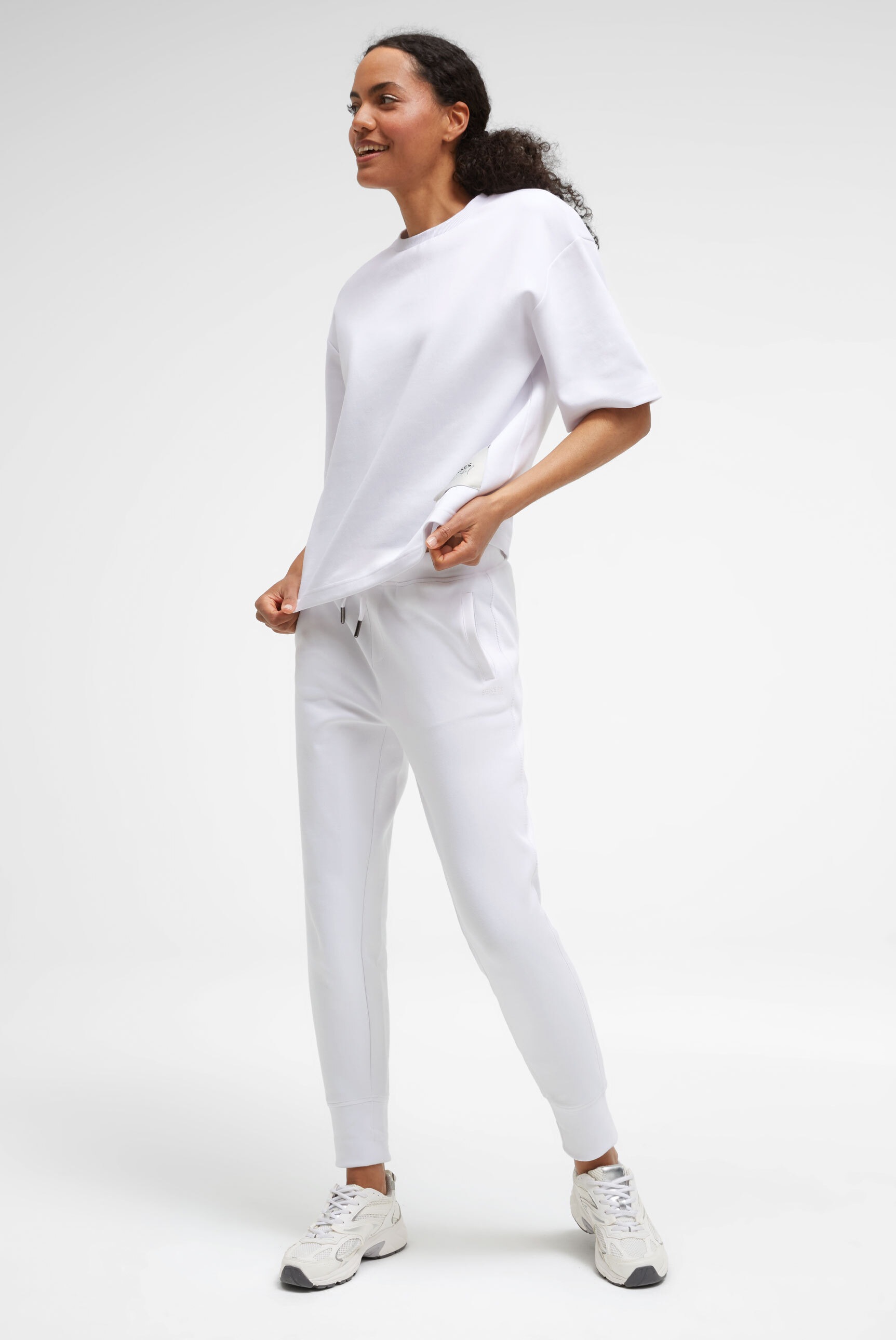 SENSES.THE LABEL Schlupfhose  mit Elastikbund und Kordel