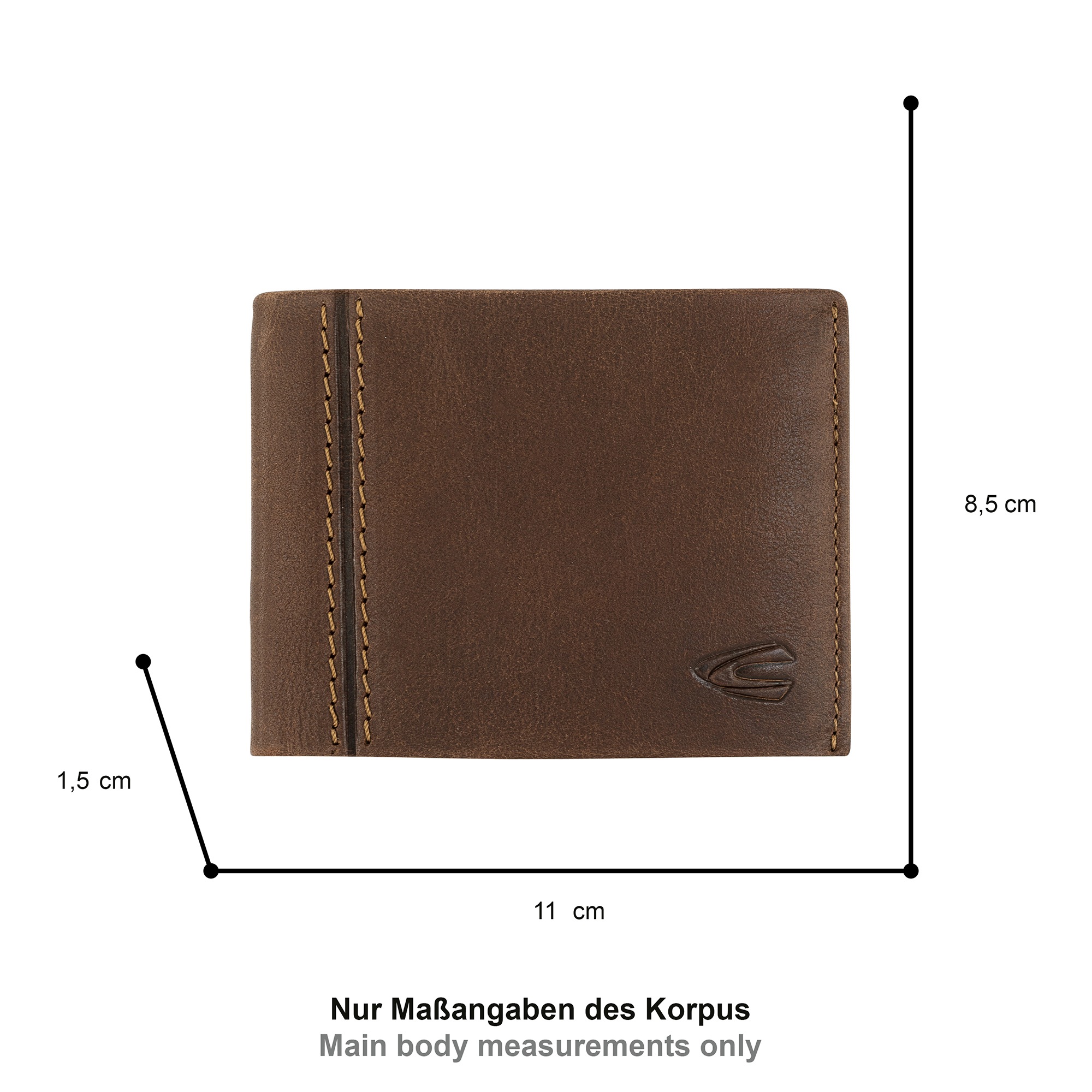 camel active Geldbörse "Bilbao" aus weichem hochwertigem Rindsleder mit RFI günstig online kaufen