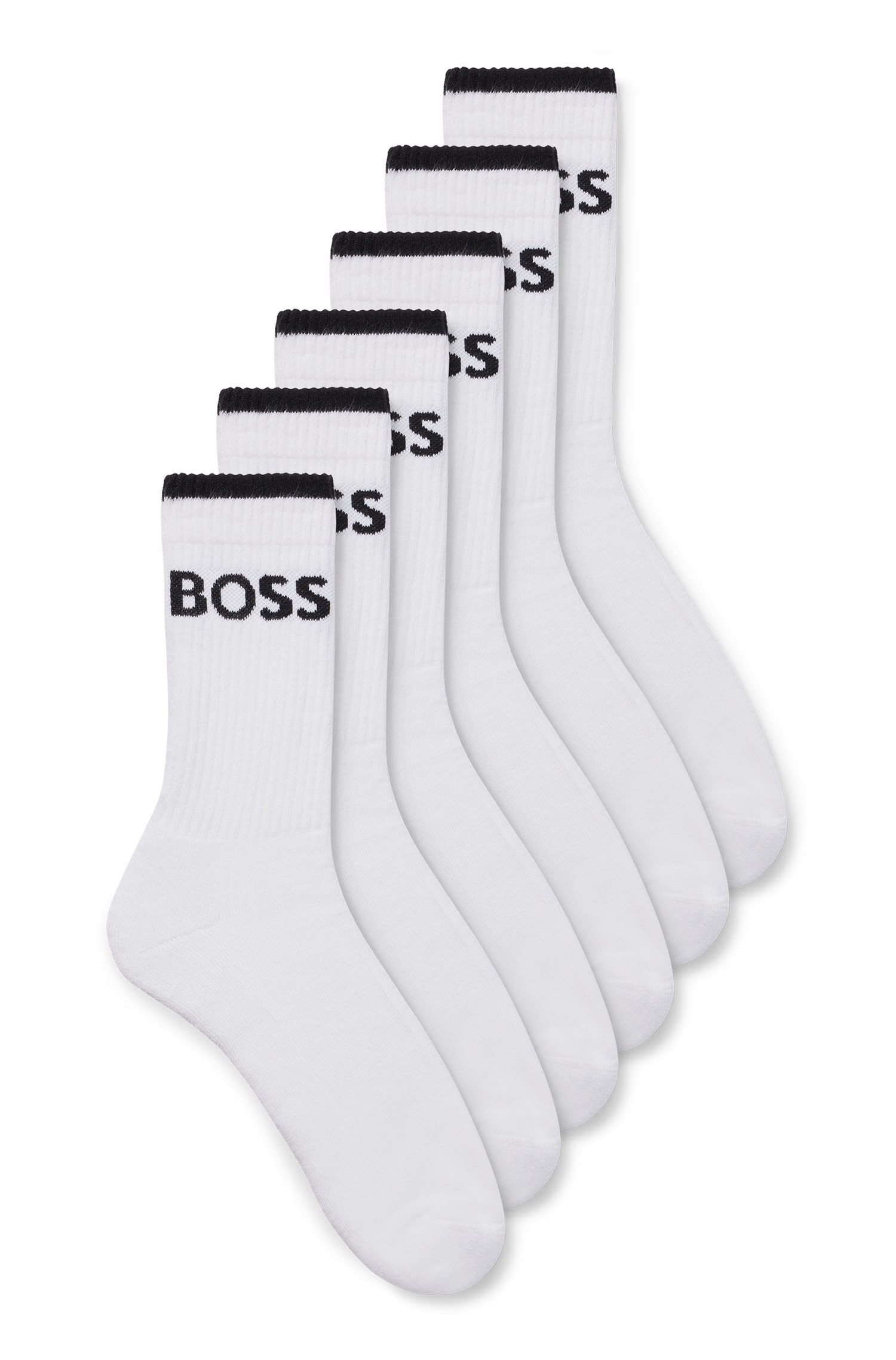 BOSS Businesssocken "6P QS Stripe CC" Packung, 6er, 6 Stk. tlg. mit BOSS Sc günstig online kaufen