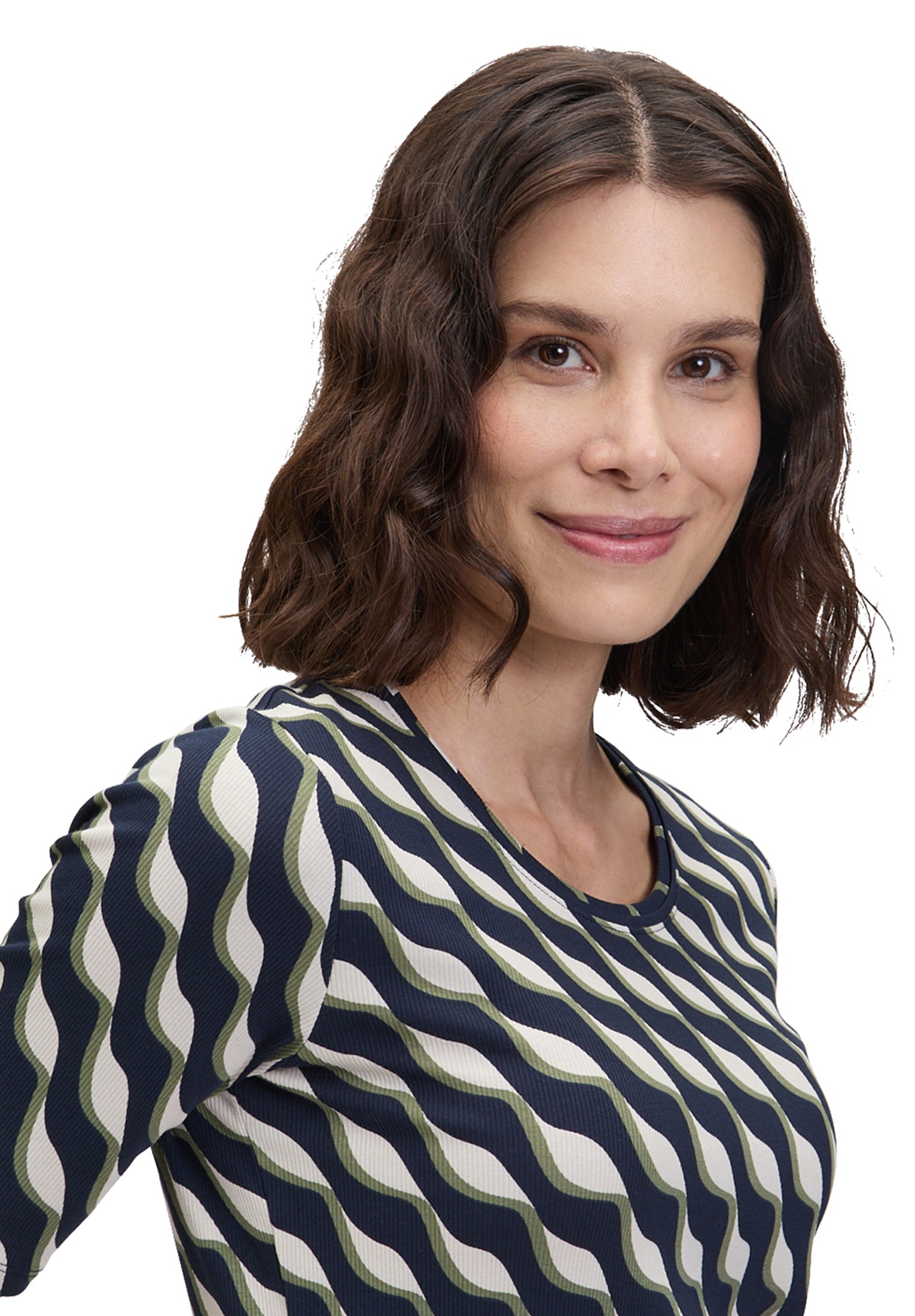 Betty Barclay Kurzarmshirt »Betty Barclay Basic Shirt mit Rippenstruktur«, (1 tlg.)