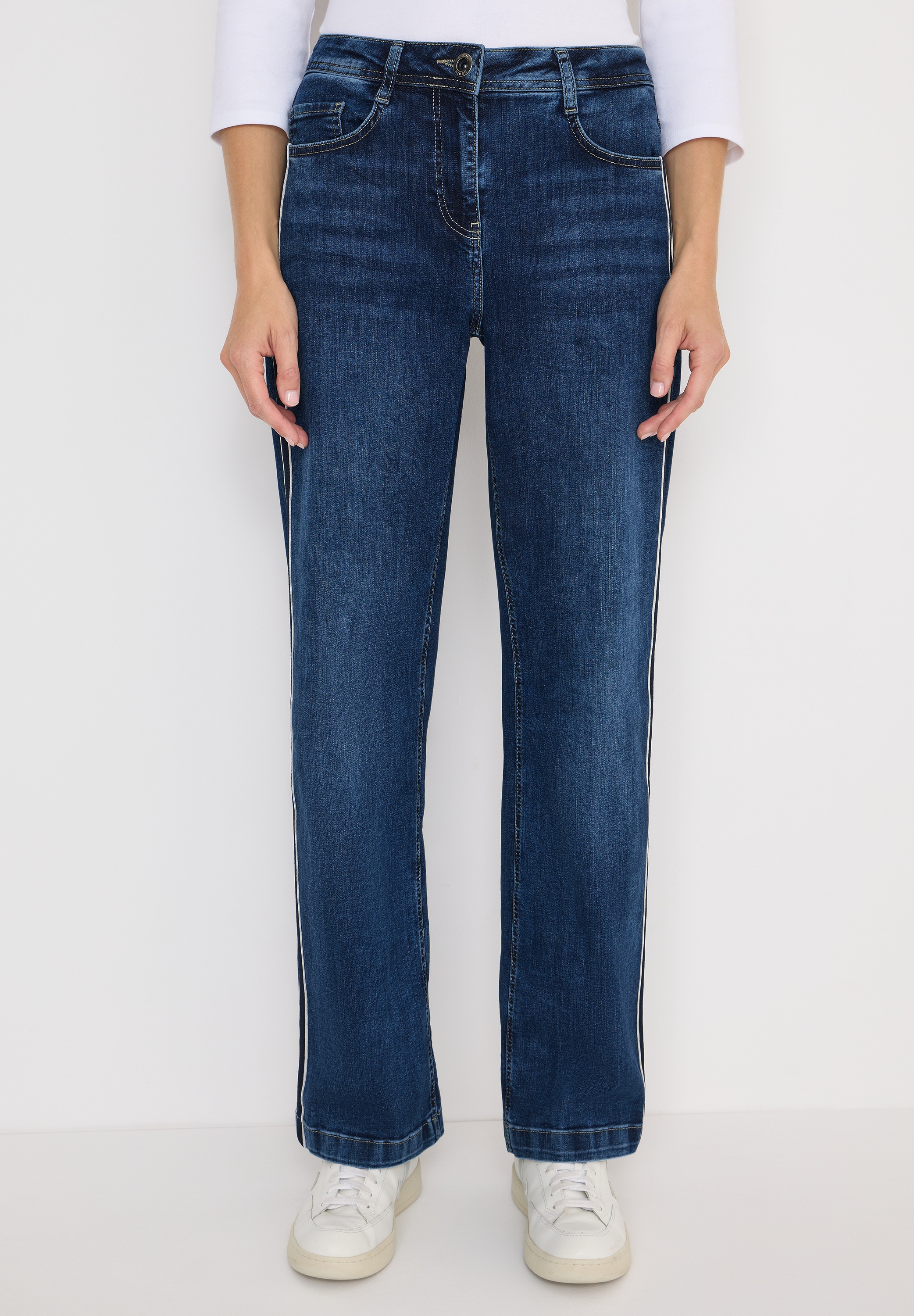 Cecil Loose-fit-Jeans, High Waist