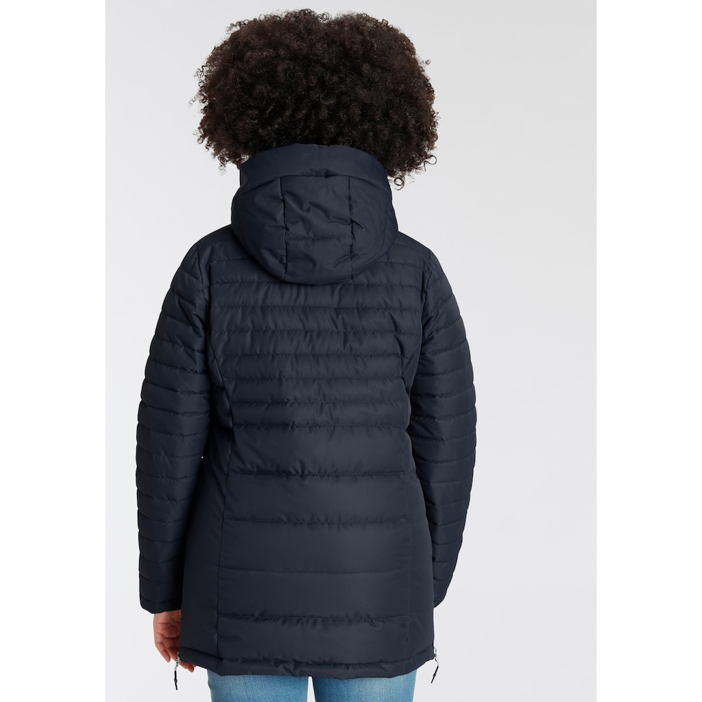 Polarino Steppjacke, mit Kapuze