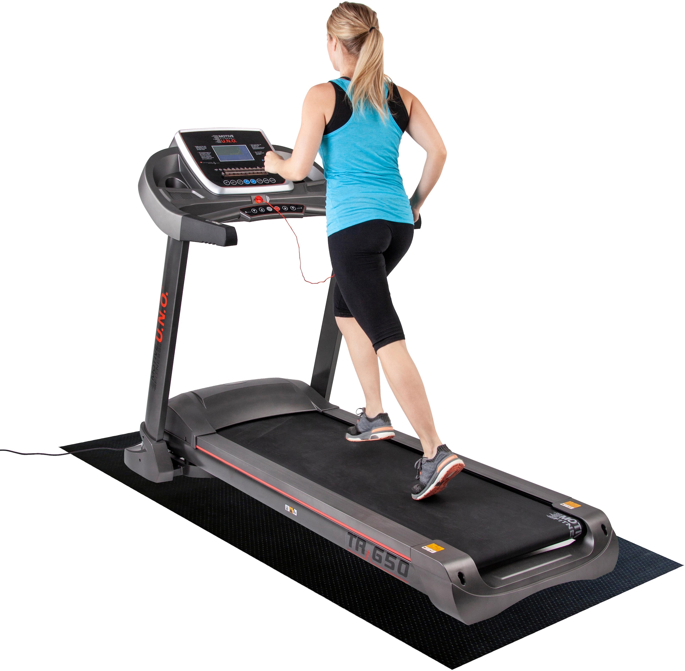 MOTIVE FITNESS by U.N.O. Laufband »TR 650«, mit Höchstgeschwindigkeit 24 km/h und Soft-Motion-Foldsystem