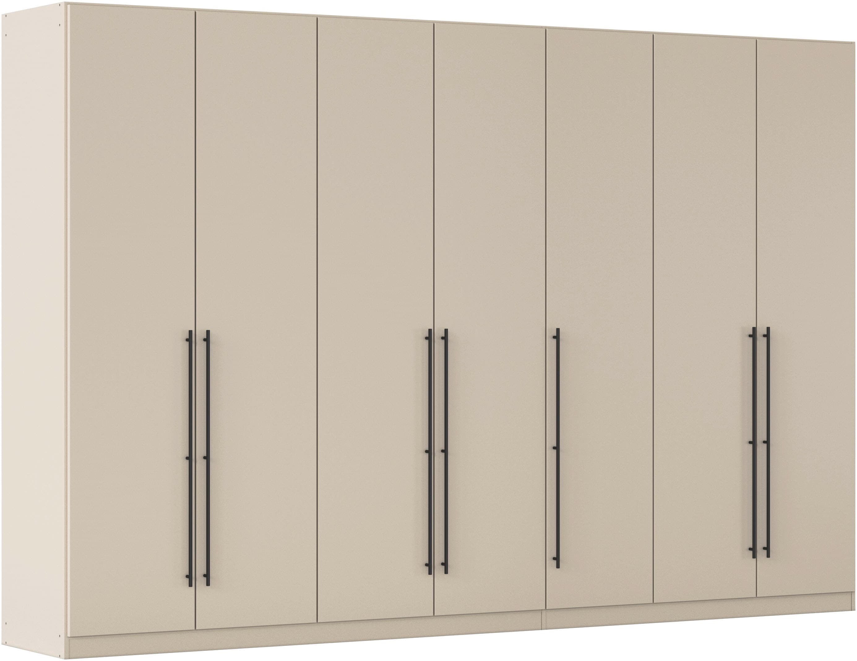 OTTO home Kleiderschrank "Mehrzweckschrank Aktenschrank Möbel Mietswohnung Schlafzimmer AVOLA" 3 verschiedene Ausstattungen BASIC/CLASSIC/PREMIUM (inkl. SOFT-CLOSE), mit hochwertigen Stangengriffen in Schwarz aus Metall MADE IN GERMANY