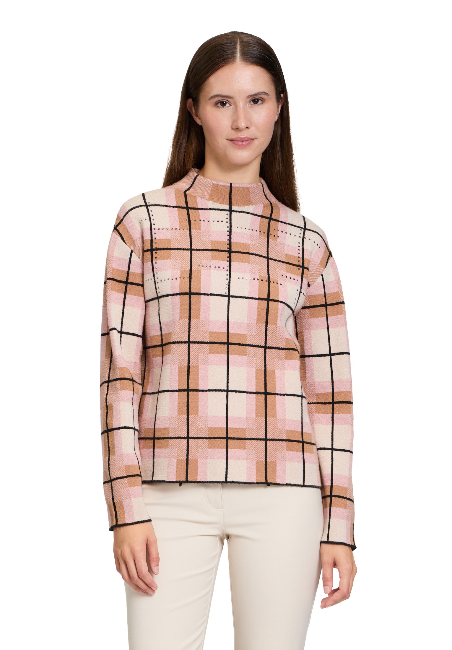 Betty Barclay Strickpullover "Betty Barclay Damen Strickpullover kariert", günstig online kaufen