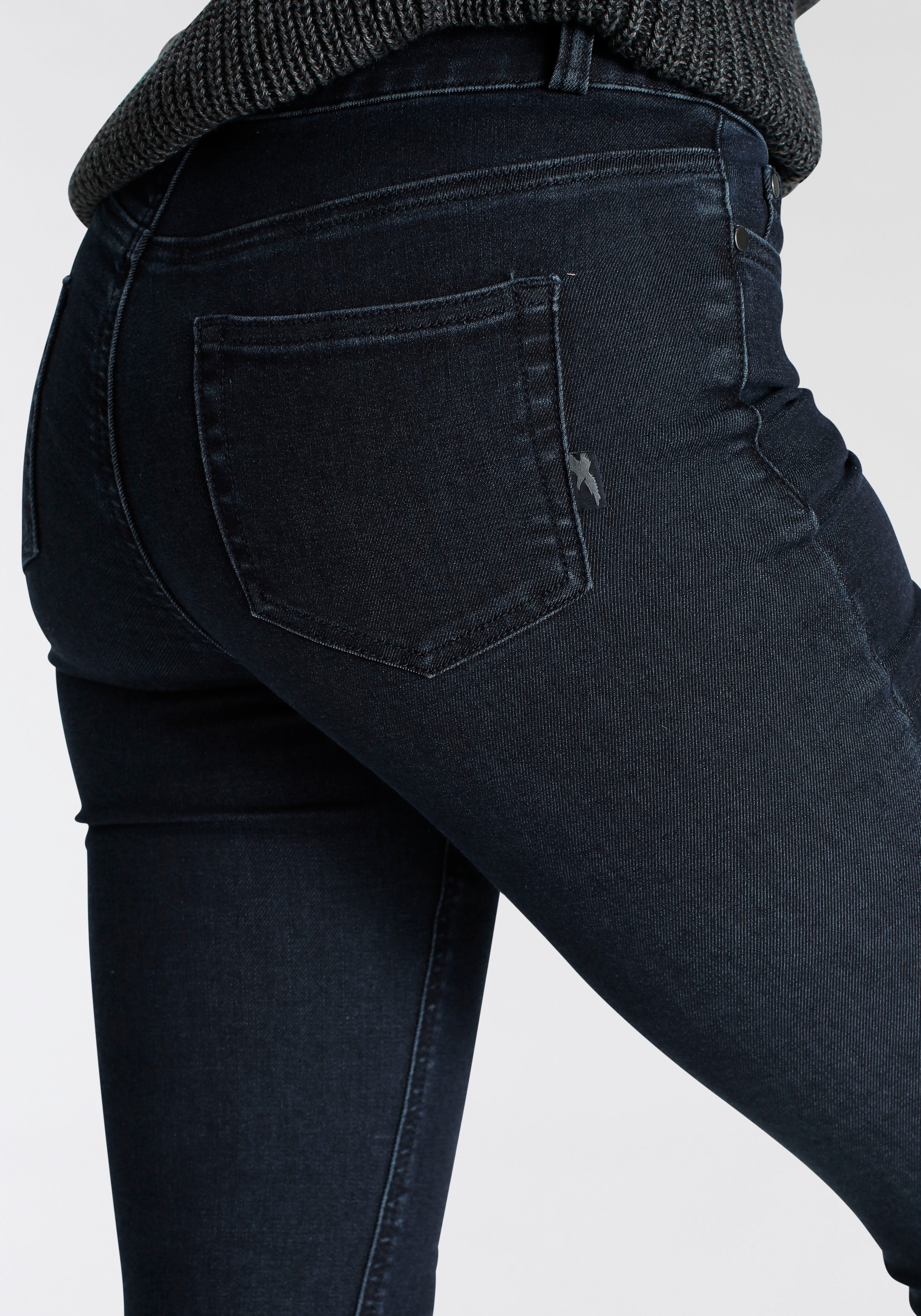 Thumbnail - Arizona Bootcut-Jeans "Ultra Soft" elastische Passform, ausgestellte Beinform, hohe Leibhöhe