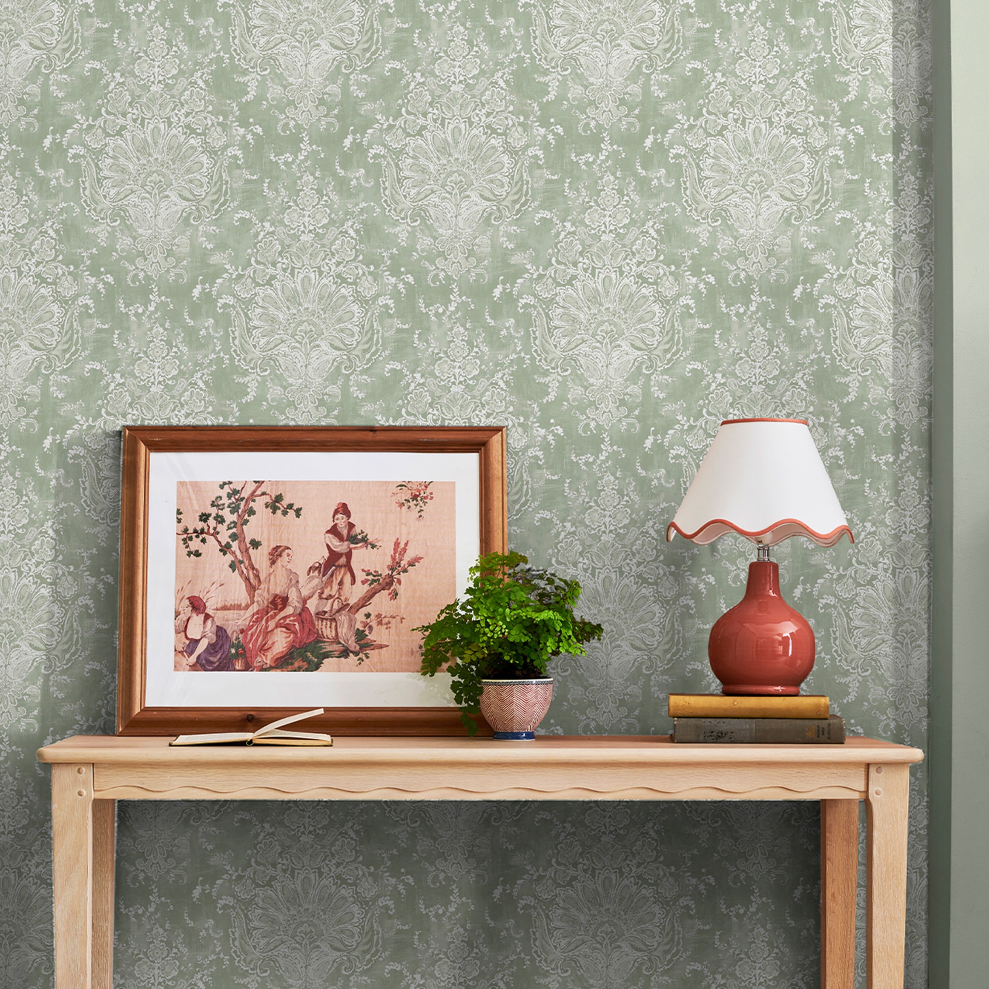 LAURA ASHLEY Vliestapete "MADDOX" floral glatt Design Tapeten