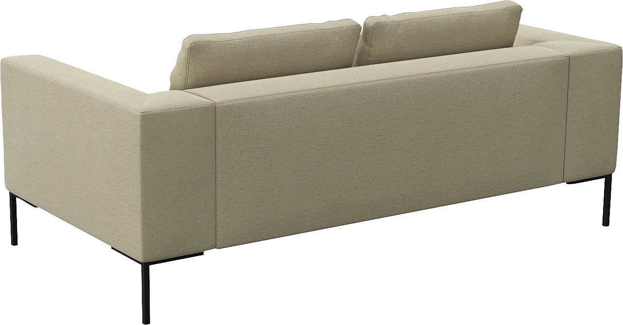 FLEXLUX 2,5-Sitzer »Loano«, modernes Sofa, frei im Raum stellbar, lose Kissen, Kaltschaum im Sitz