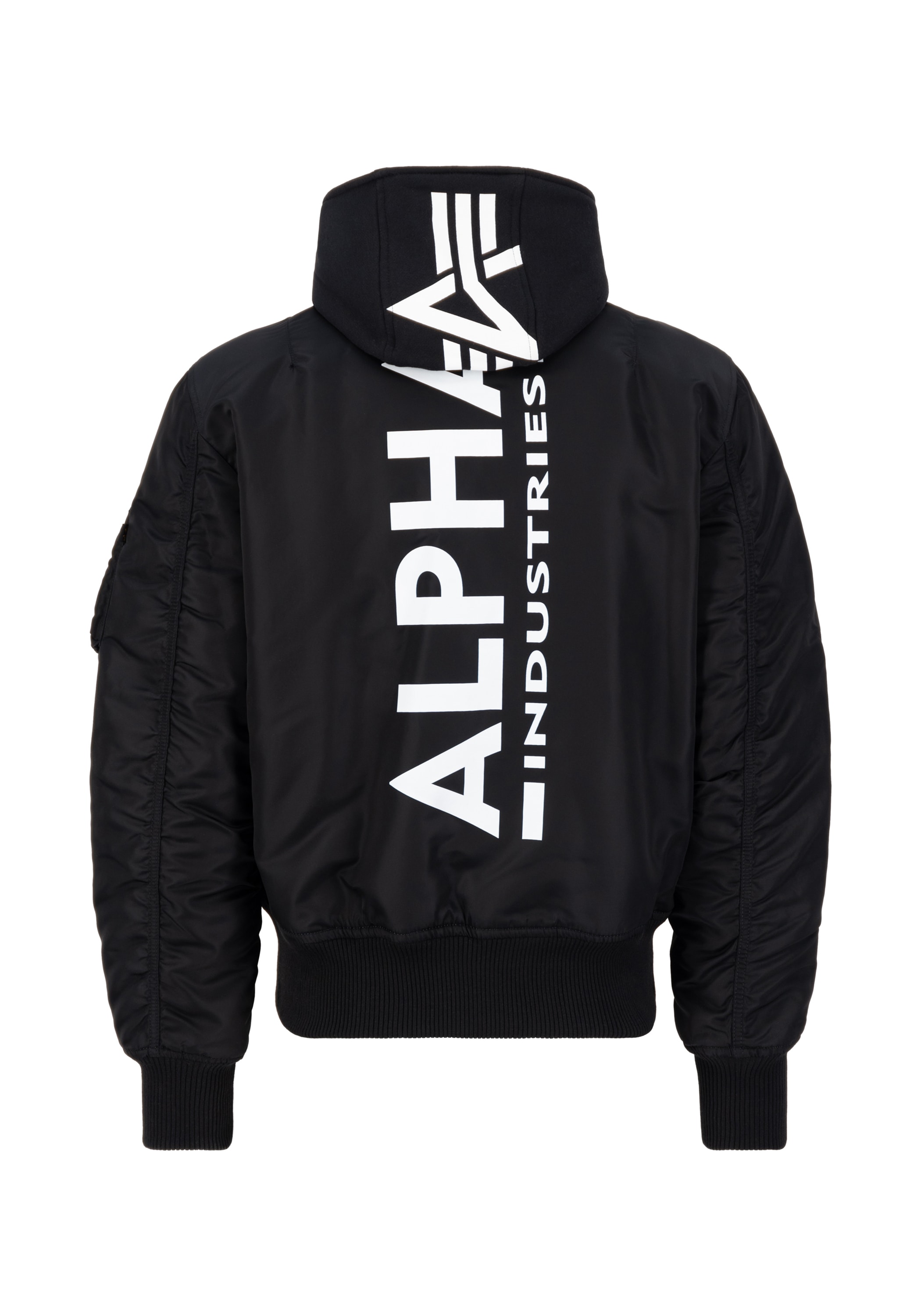 Alpha Industries Bomberjacke »Alpha Industries Men - Bomber Jackets MA-1 Zip Hood Back Print«