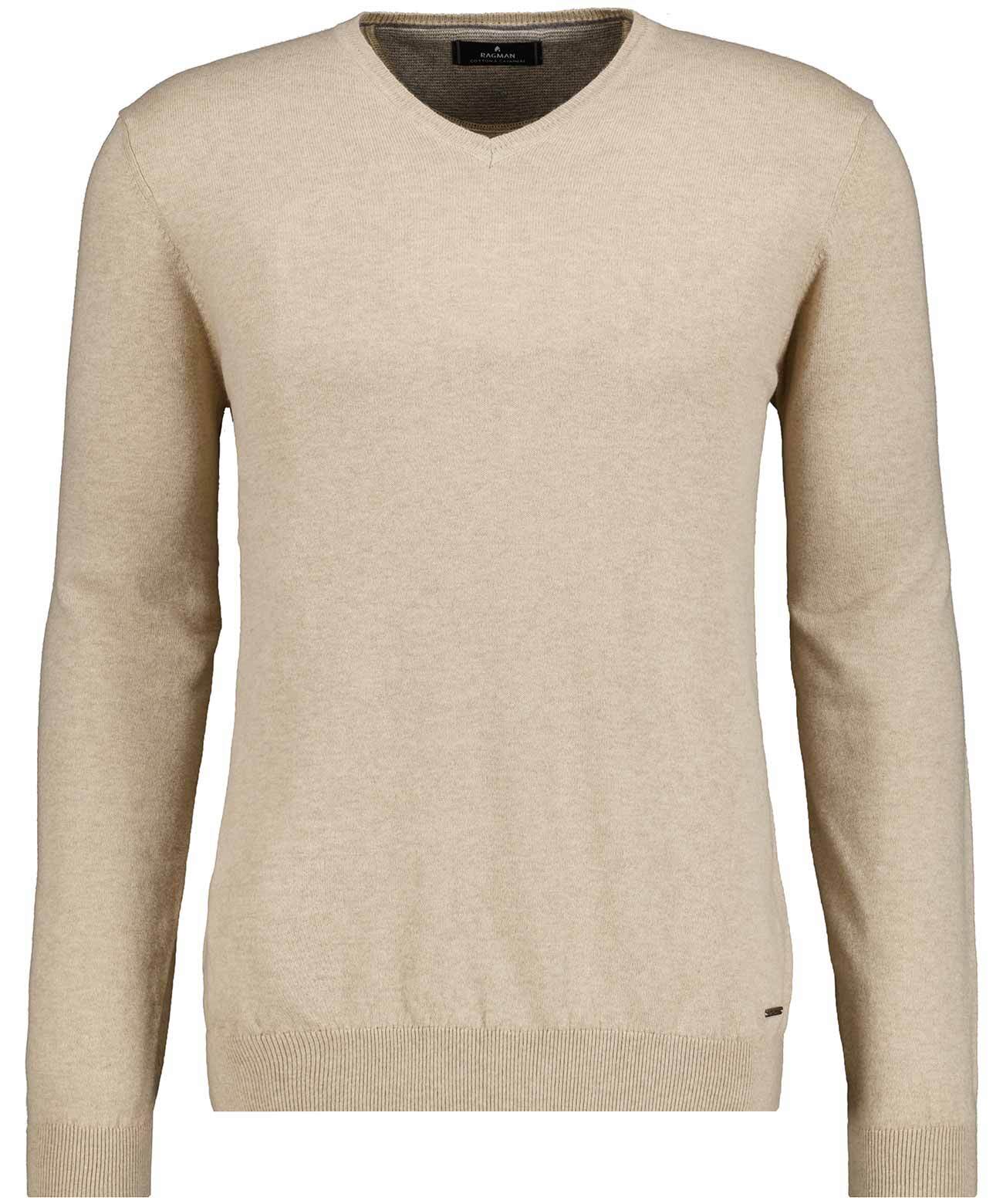 RAGMAN V-Ausschnitt-Pullover