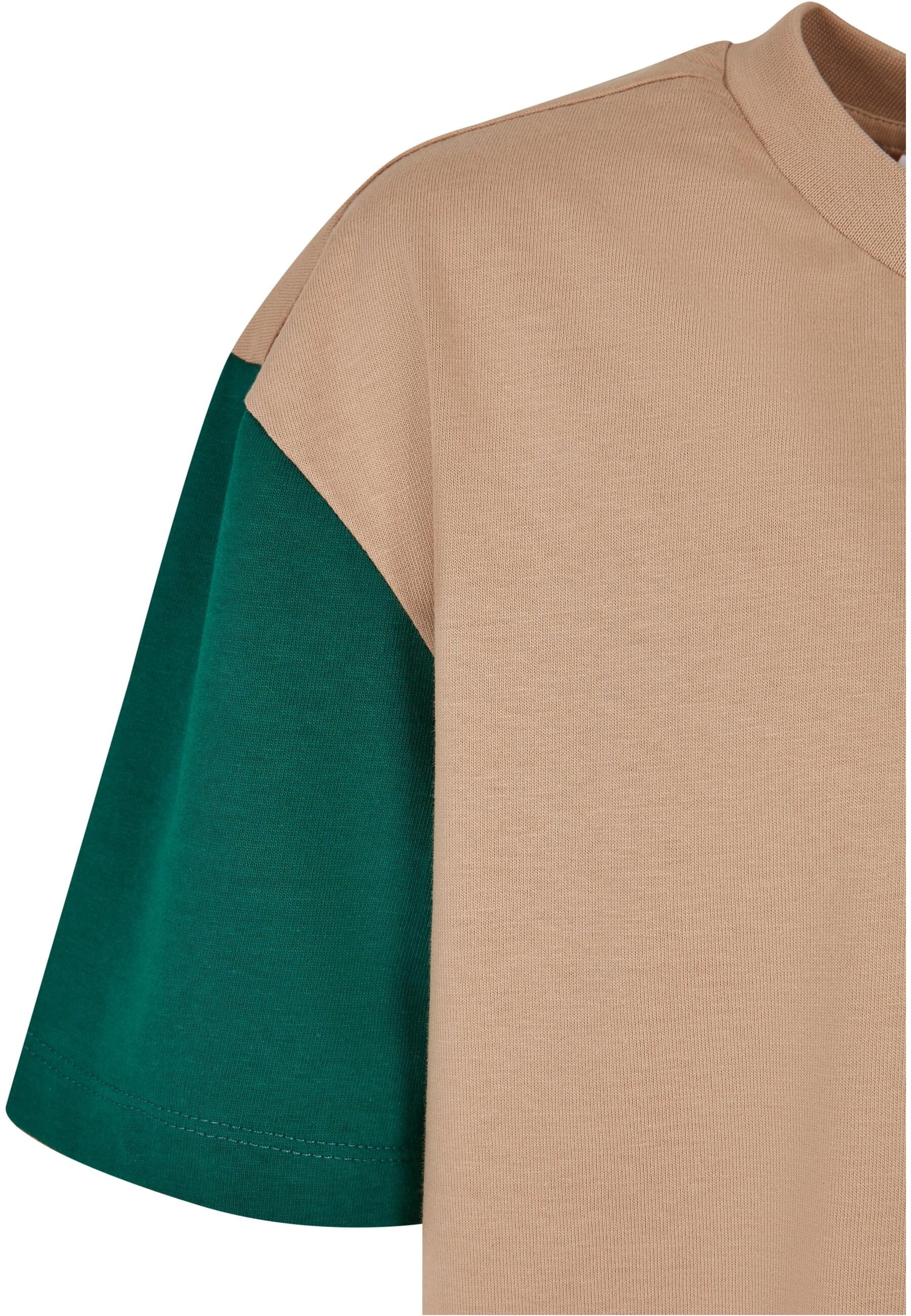 URBAN CLASSICS T-Shirt »Urban Classics Herren Boys Organic Oversized Colorblock Tee«, (1 tlg.)