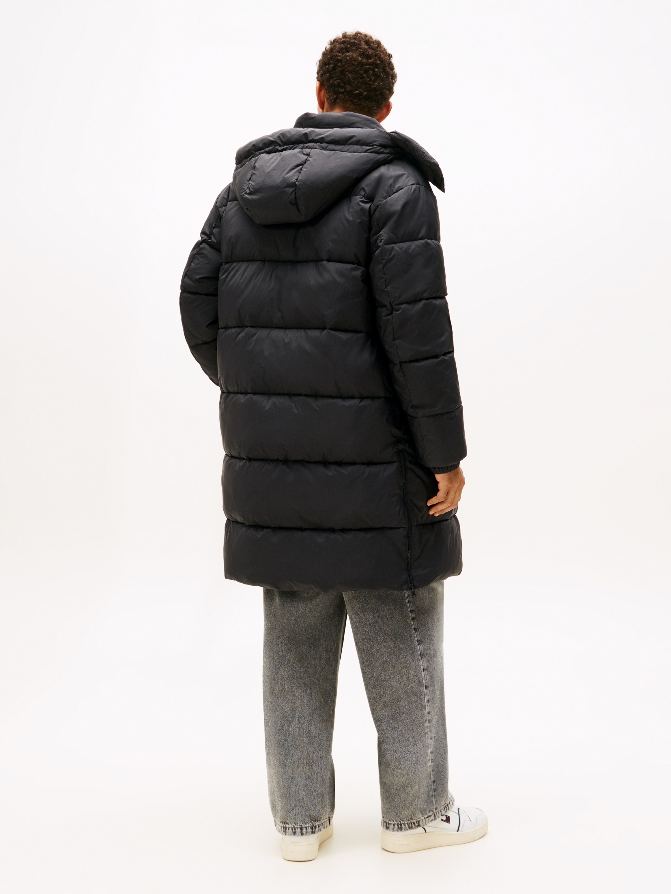 Tommy Jeans Steppmantel "VAIL MAXI PARKA" Regular fit mit abnehmbarer Kapuz günstig online kaufen