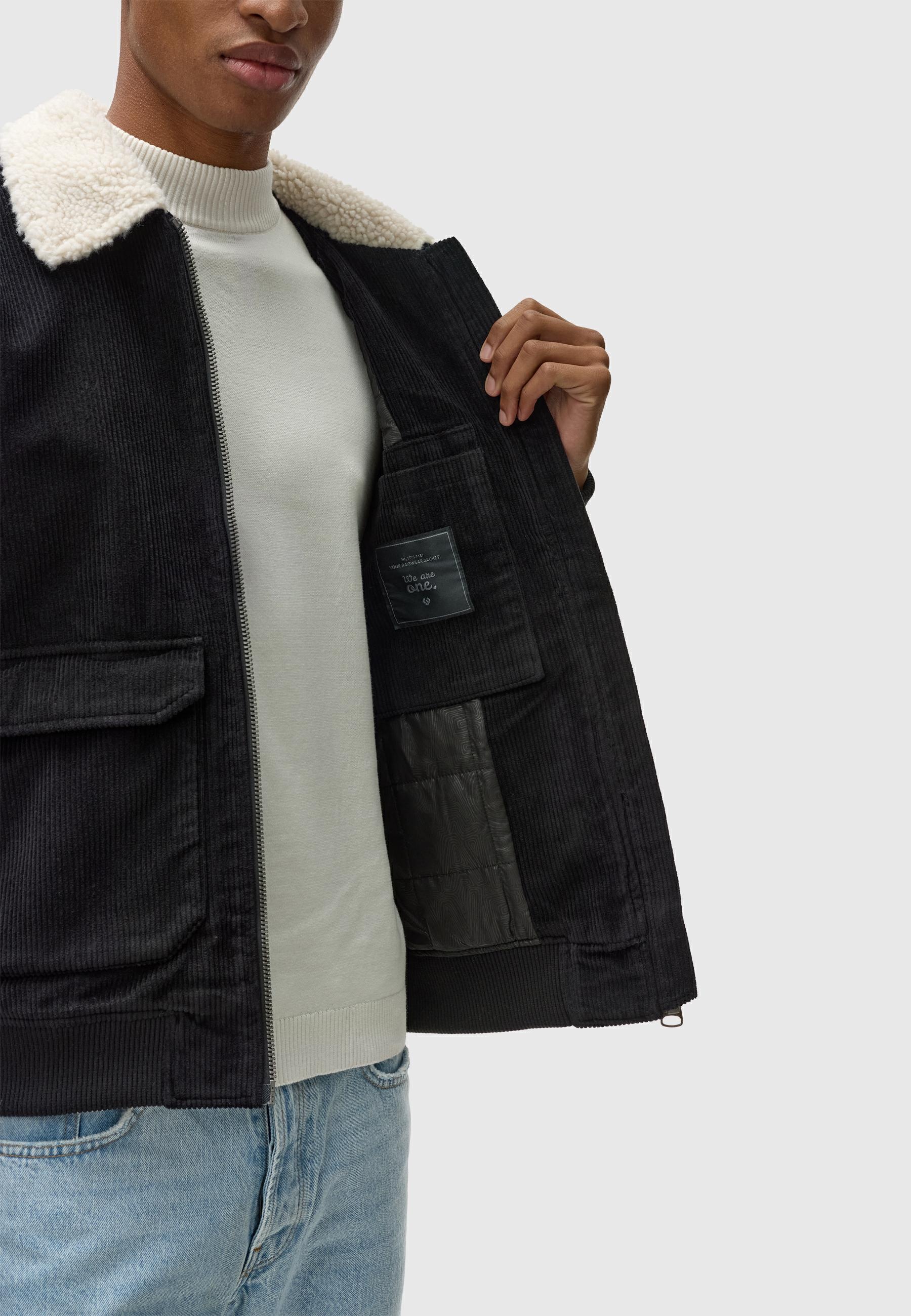 Ragwear Cordjacke »Aviss«, ohne Kapuze, Wasserdichte Herren Übergangsjacke aus Kord