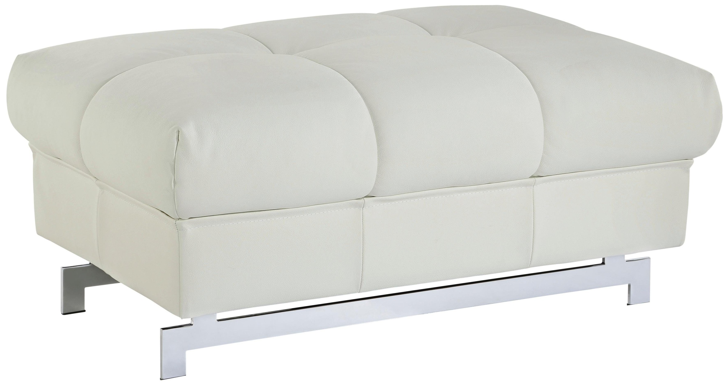 COTTA Polstergarnitur »Chef«, (Set), Set bestehend aus: 2-Sitzer mit Kopfteilverstellung & Hocker