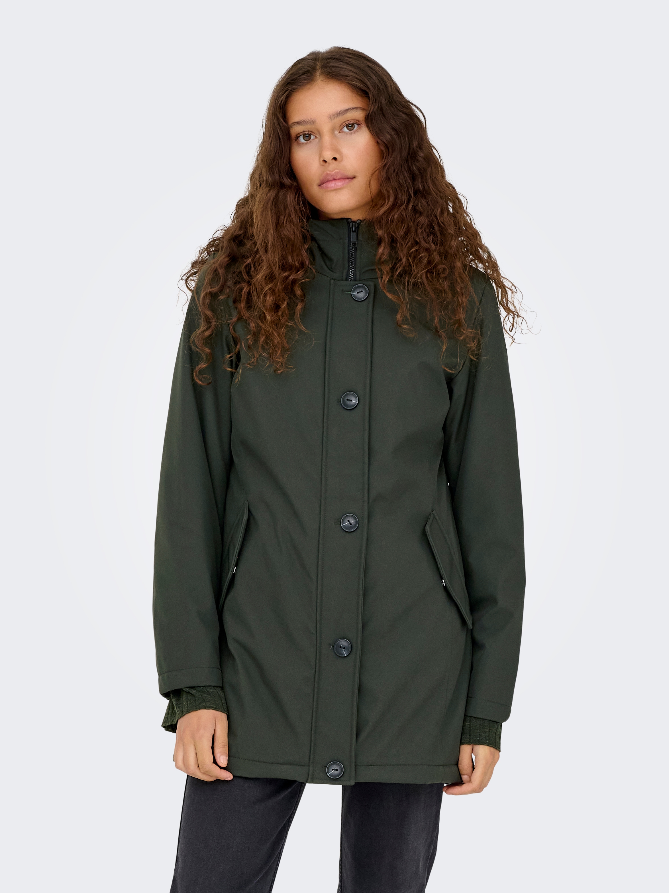 ONLY Parka »ONLOLIVIA LIFE PARKA COAT CS OTW« mit Kapuze