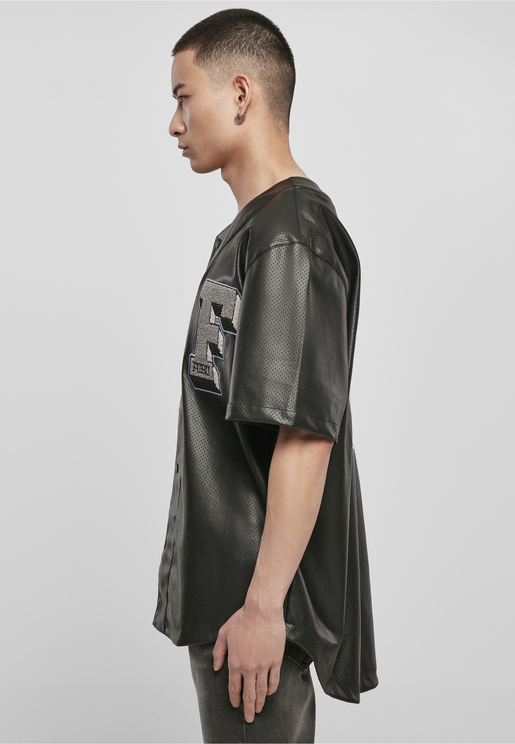 Fubu Kurzarmshirt »Fubu Herren College Leather Baseball Jersey« 1 Stk.