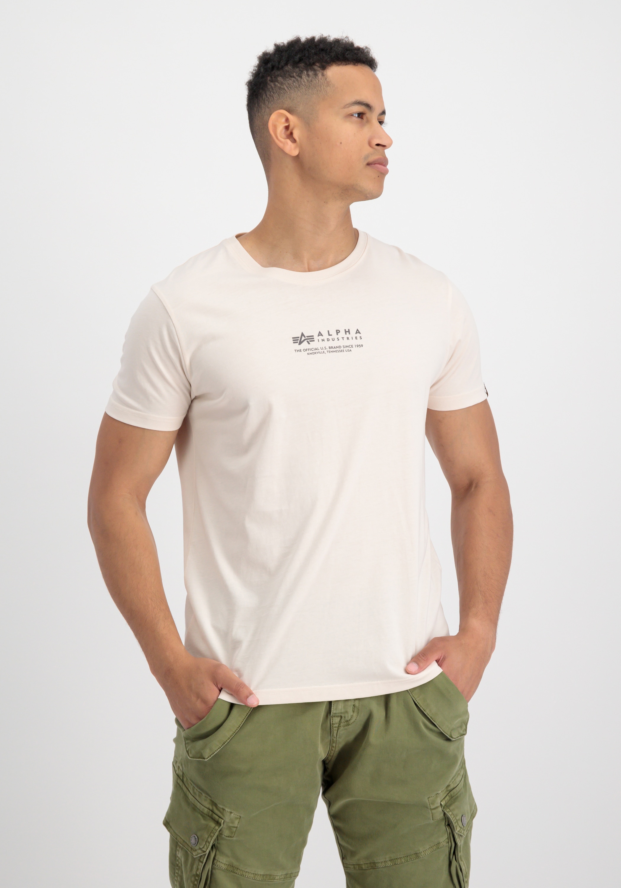 Alpha Industries T-Shirt "Alpha Industries Men - T-Shirts Alpha Wording T" günstig online kaufen